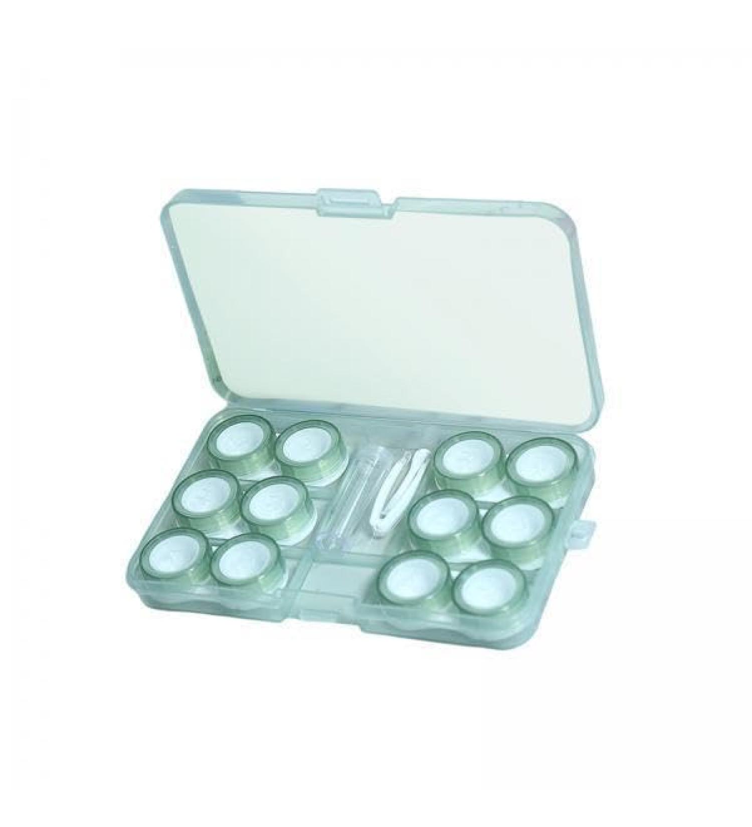Colcolo 6x Portable Contact Lens Storage Boxes - Leak-Proof Compact & Clean Lens Protection - Buy Online on GoSupps.com