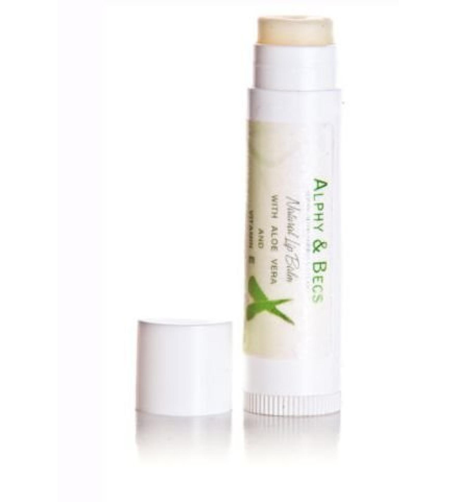 Aloe Vera Vegan Lip Balm - Fragrance/Colour Free