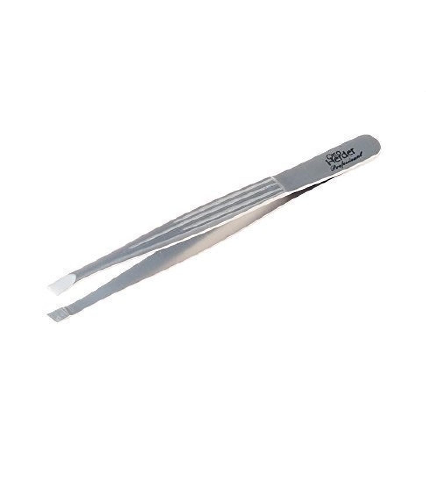 Otto Herder Zupfinzette 9cm Rust -free sloping tip - eyebrow tweezers for facial care for plucking eyebrows and other unnecessary hayaos