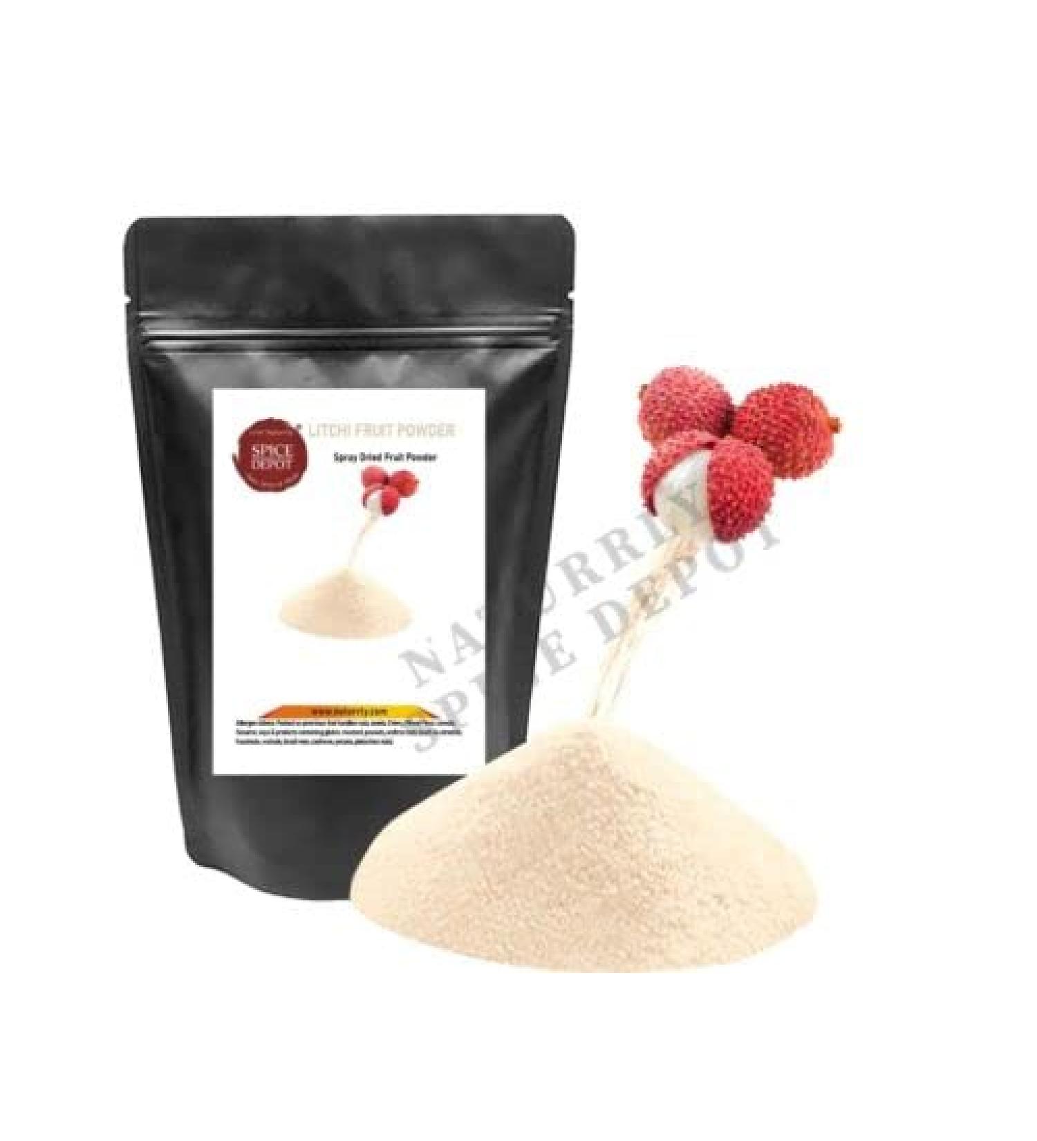 Lychee | Litchi Fruit Powder Dried | Dried Fruit Powder Spray Dried Powder Free PP UK (100 Gram) - Buy Online on GoSupps.com