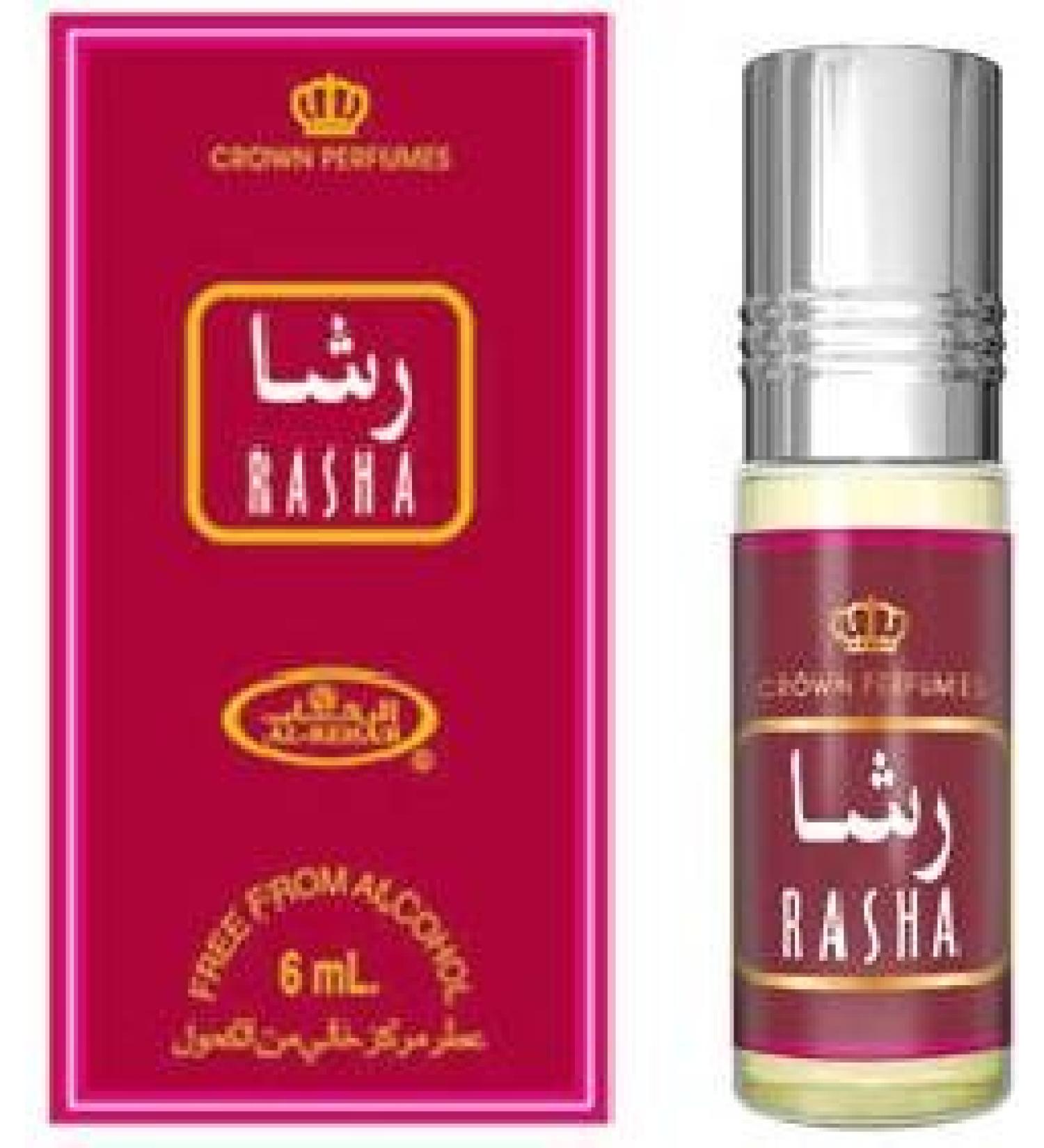 Al-Rehab Rasha Concentrated Perfume Rollerball for Women 0.2oz/ 6 Ml