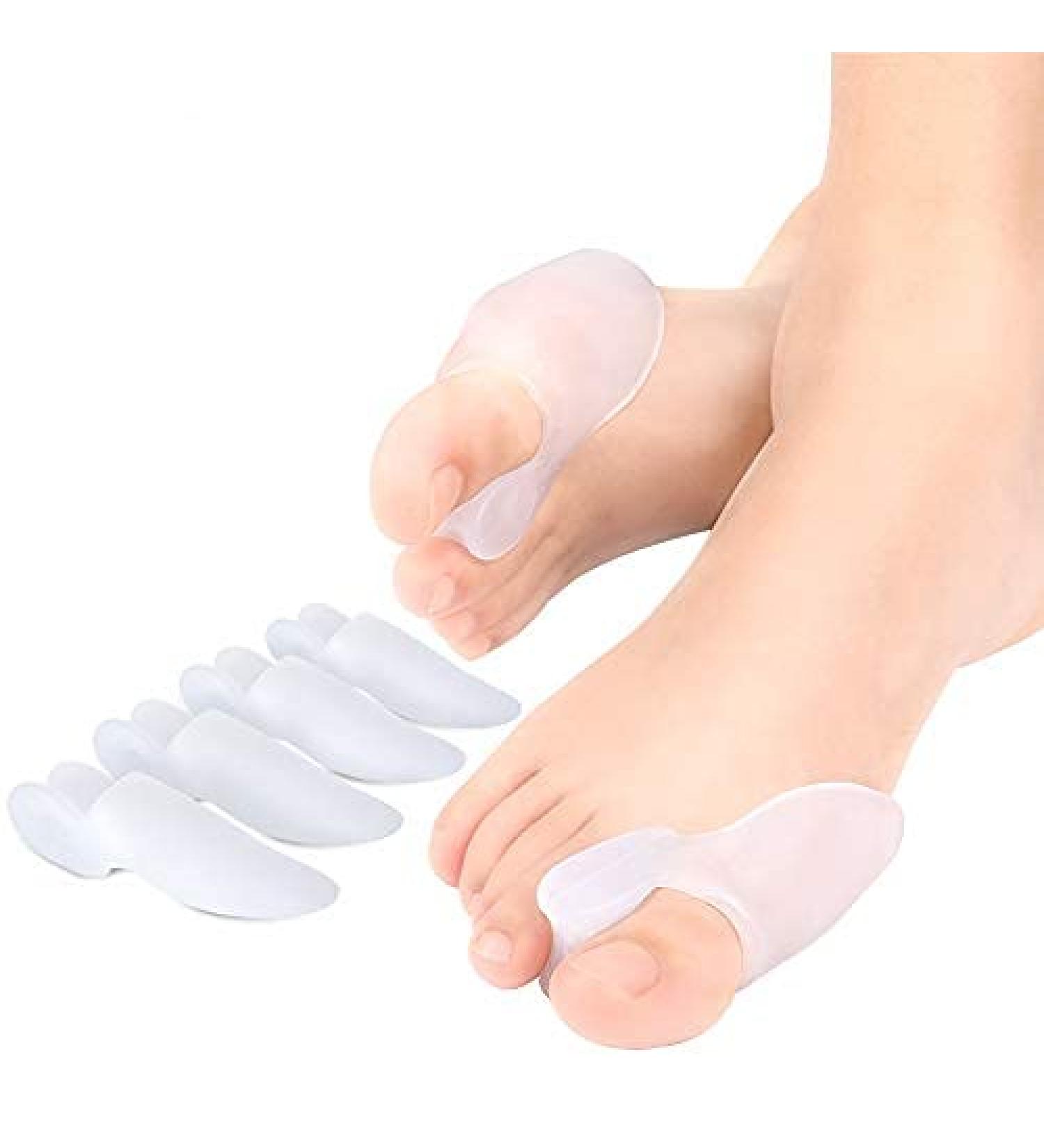 Buy Hallux Valgus Toe Spreader - 2 Pairs of Soft Gel Bunion Protectors for Men & Women | Alleviate Pain & Ensure Comfort - Buy Online on GoSupps.com