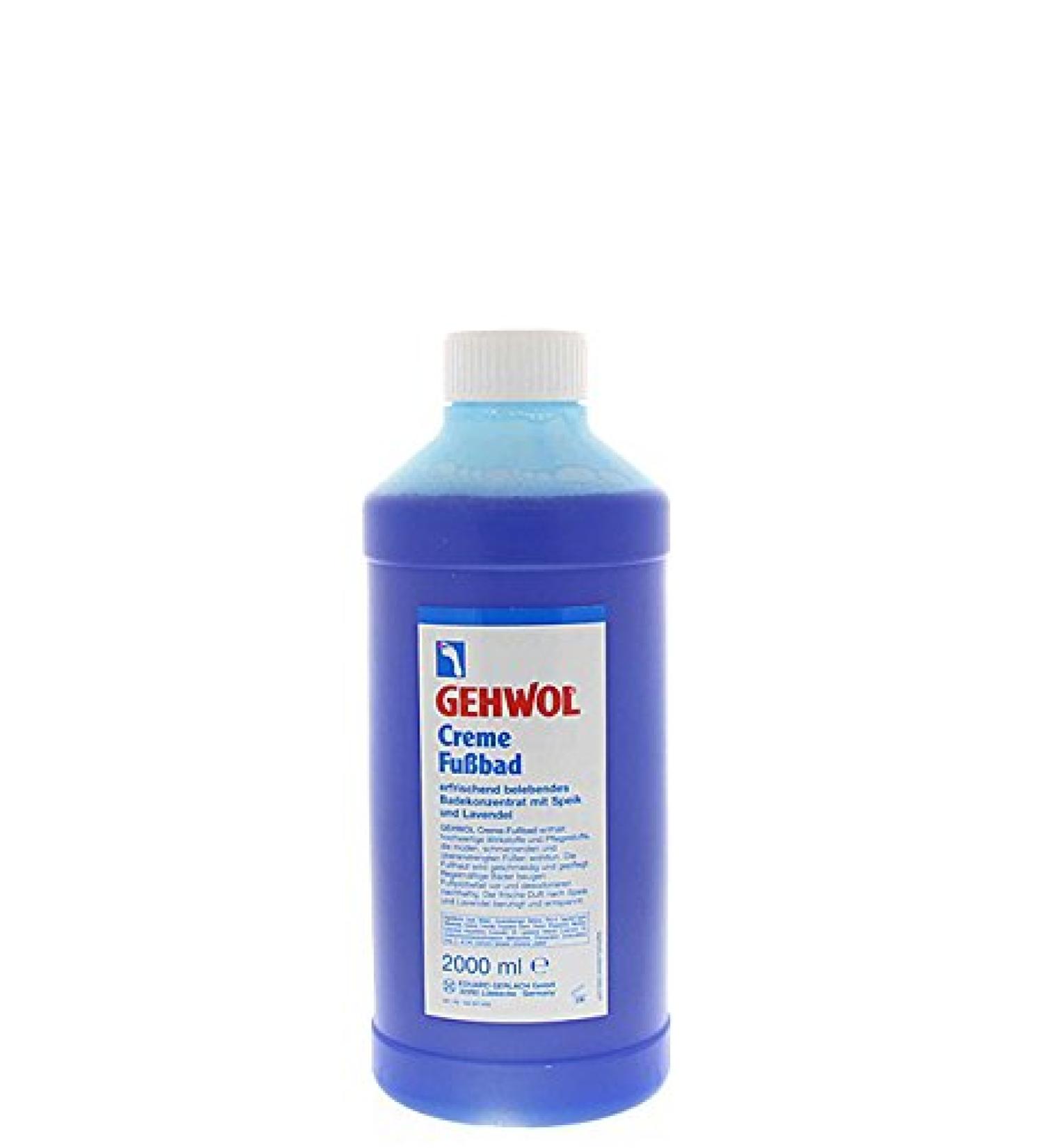 GEHWOL Cream Foot Bath 2000 ml - Invigorating Lavender Foot Soak for Healthy Feet | International Shipping - Buy Online on GoSupps.com