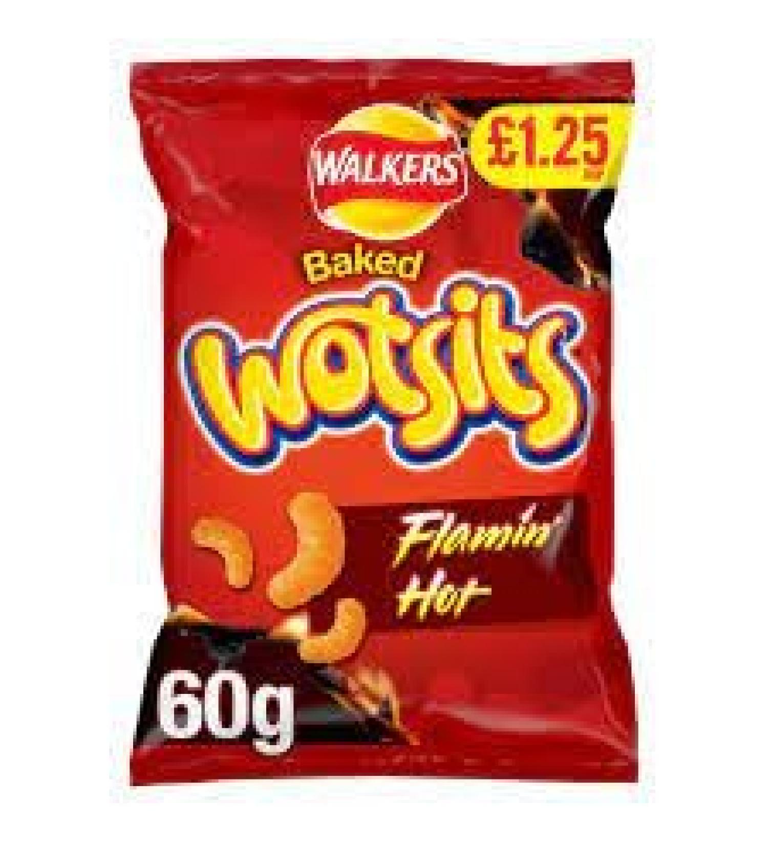 Walkers Wotsits Flamin' Hot 60g PMP (15 x 60g)