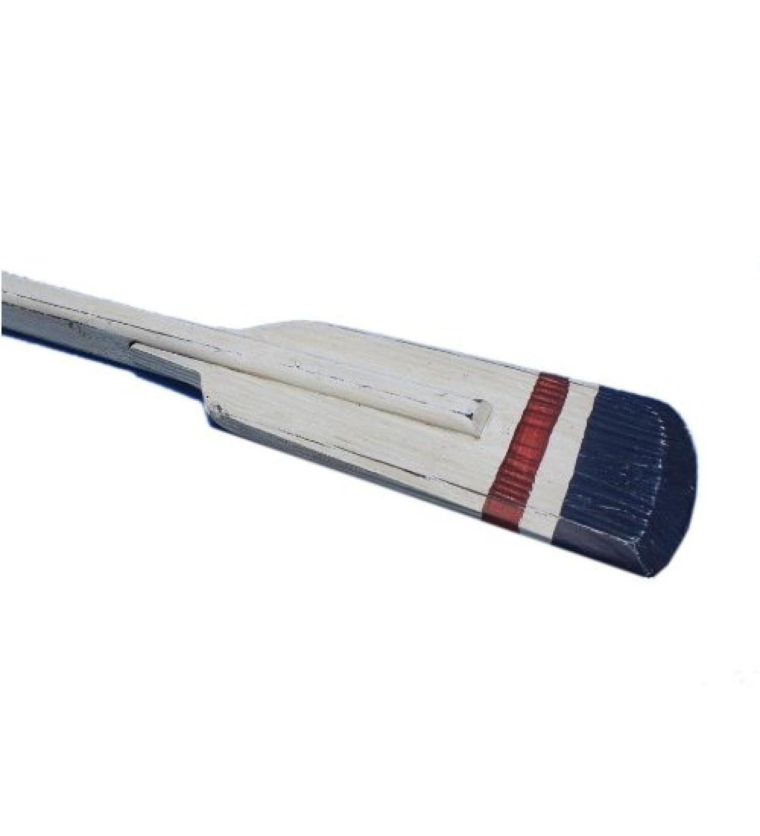 Hampton Nautical Wooden Crawford Rowing Oar 36 with Hooks - Authentic Wood Design - Buy Online on GoSupps.com