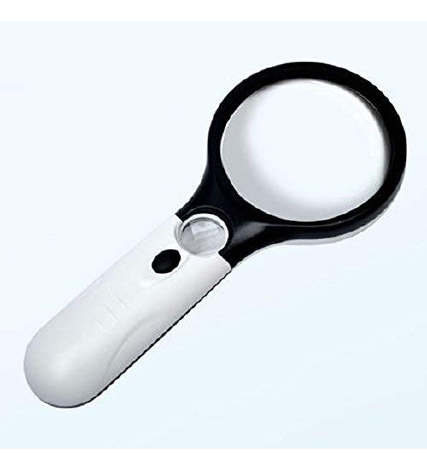 XENITE Glass HD high Magnification Optical Glass with lamp Reading Magnifier Handheld Dual Lens OfficeProducts Magnifier - Buy Online on GoSupps.com
