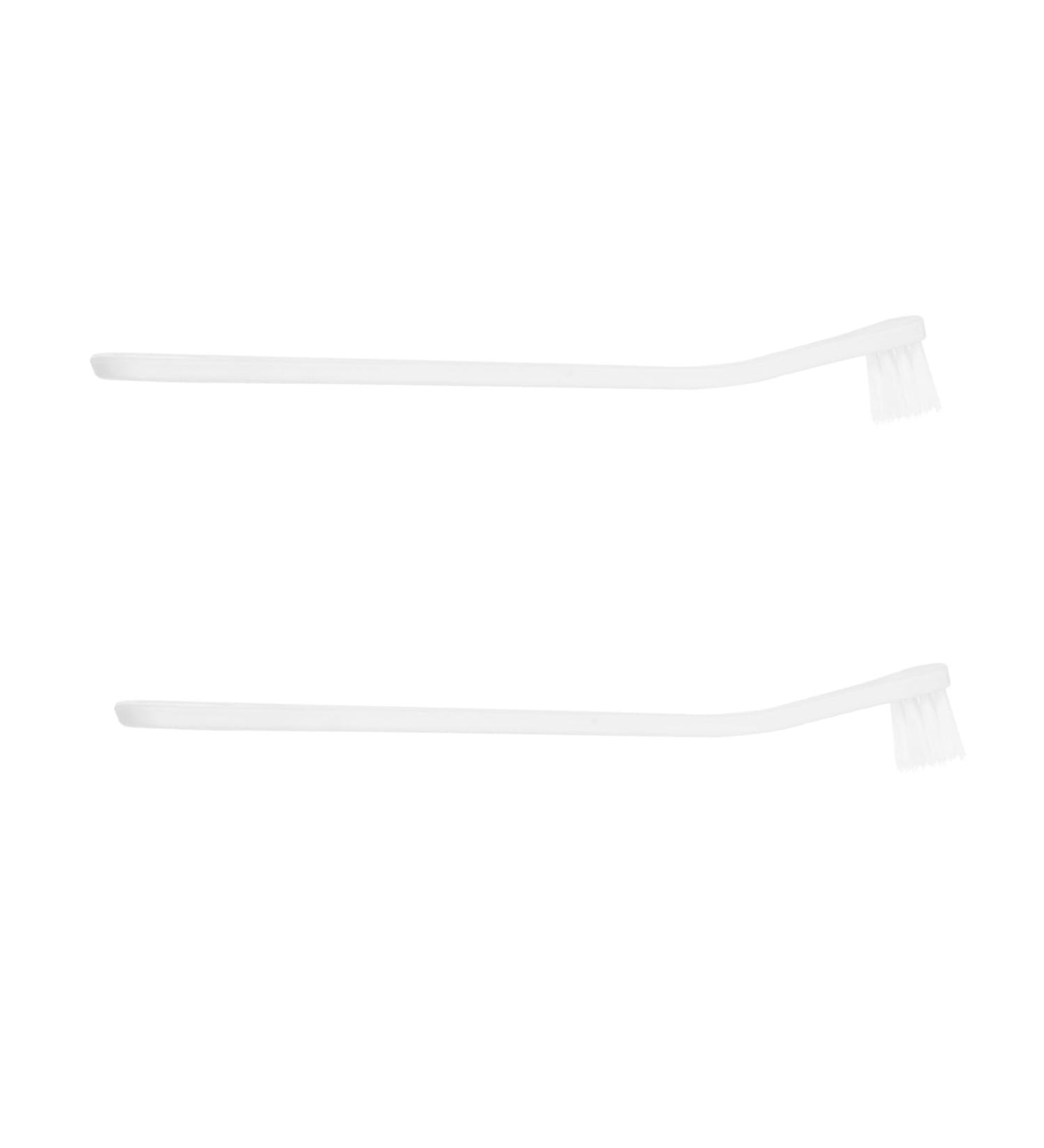 DOITOOL 2pcs Pets Cat Care Puppy Soft-bristle Pet Oral Cleaners Portable Cleaning Manual Tooth Supplies Dog 1 count (Pack of 1) White - Buy Online on GoSupps.com