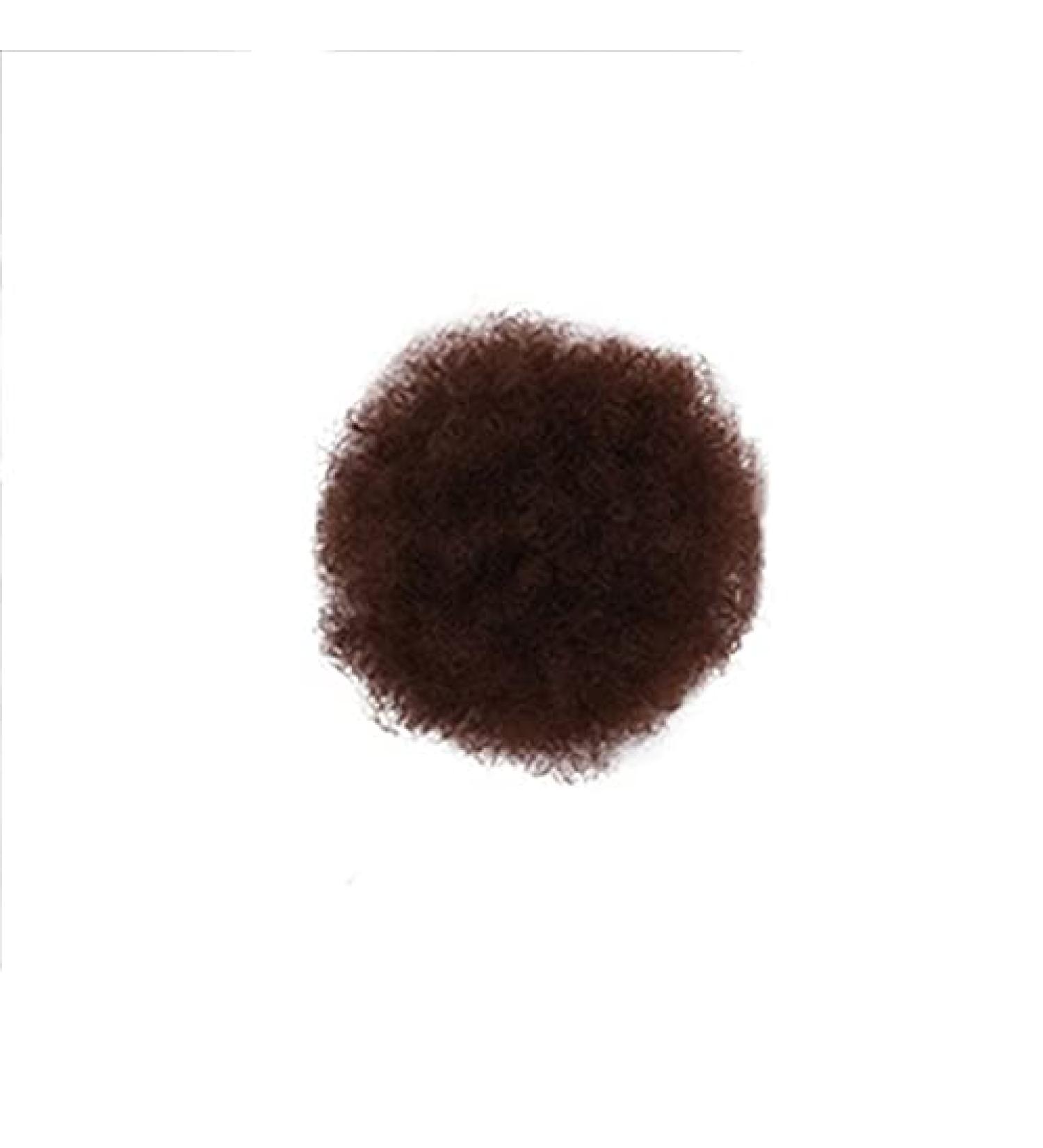 6 Inch Short Afro Puff Synthetic Bun Hairpiece - Kinky Curly Drawstring Ponytail Extensions for Women - #33 (2 PCS) - Buy Online on GoSupps.com