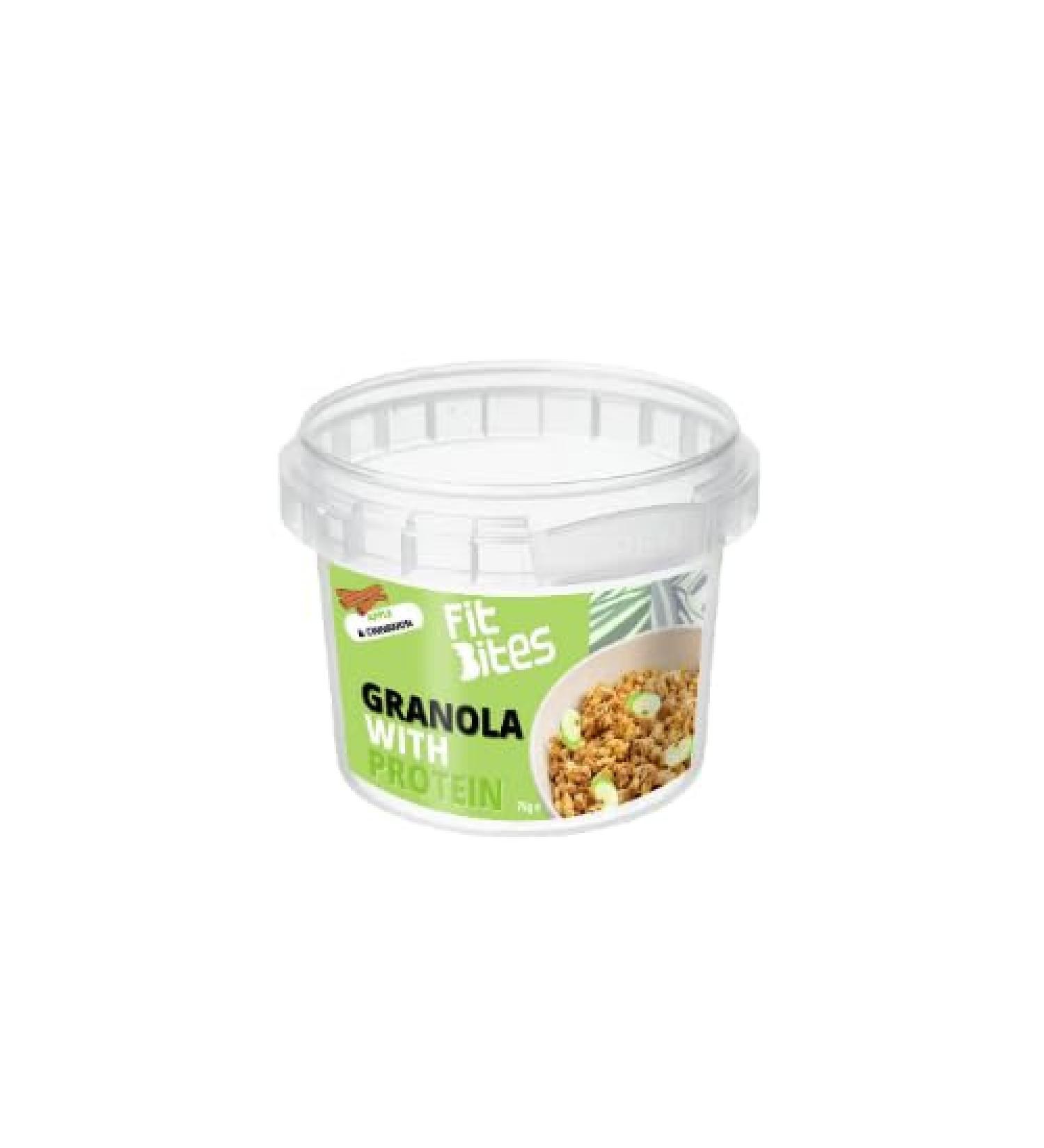 Granola with protein jar