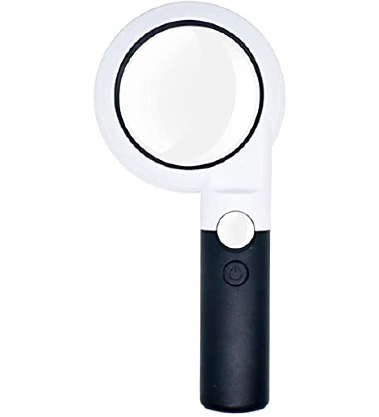 Magnifier Magnifying Glass Handheld Magnifying Glass 11 LED Lights 5 Times 20 Times Double high-Level Magnifier Newspaper Magnifying Glass - Buy Online on GoSupps.com