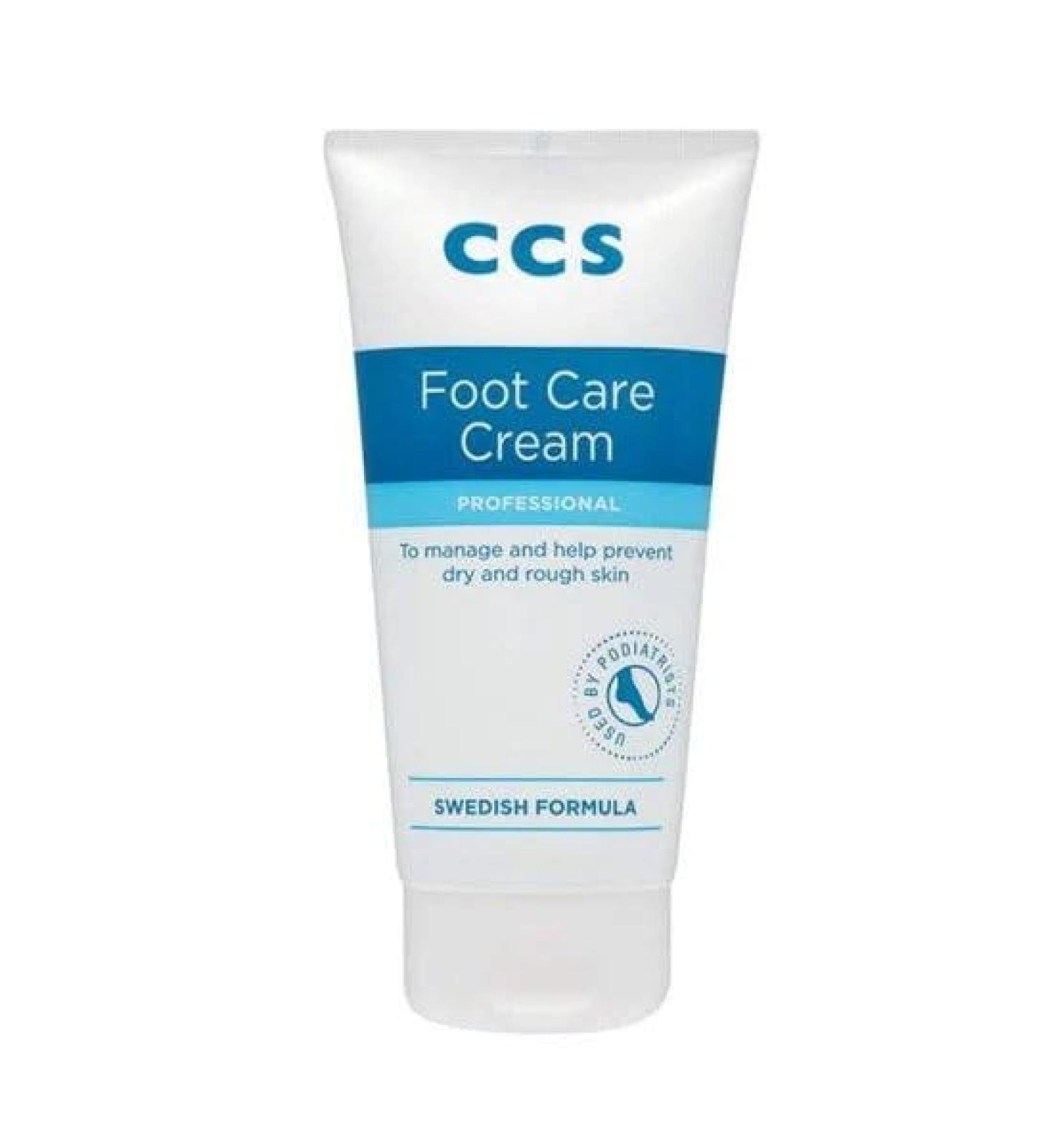 CCS Swedish Foot Care Cream 175ml - Intensive Moisturizing & Repair Formula for Soft Smooth Feet - Soothes Dry Cracked Heels - Professional Foot Care Solution - Buy Online on GoSupps.com