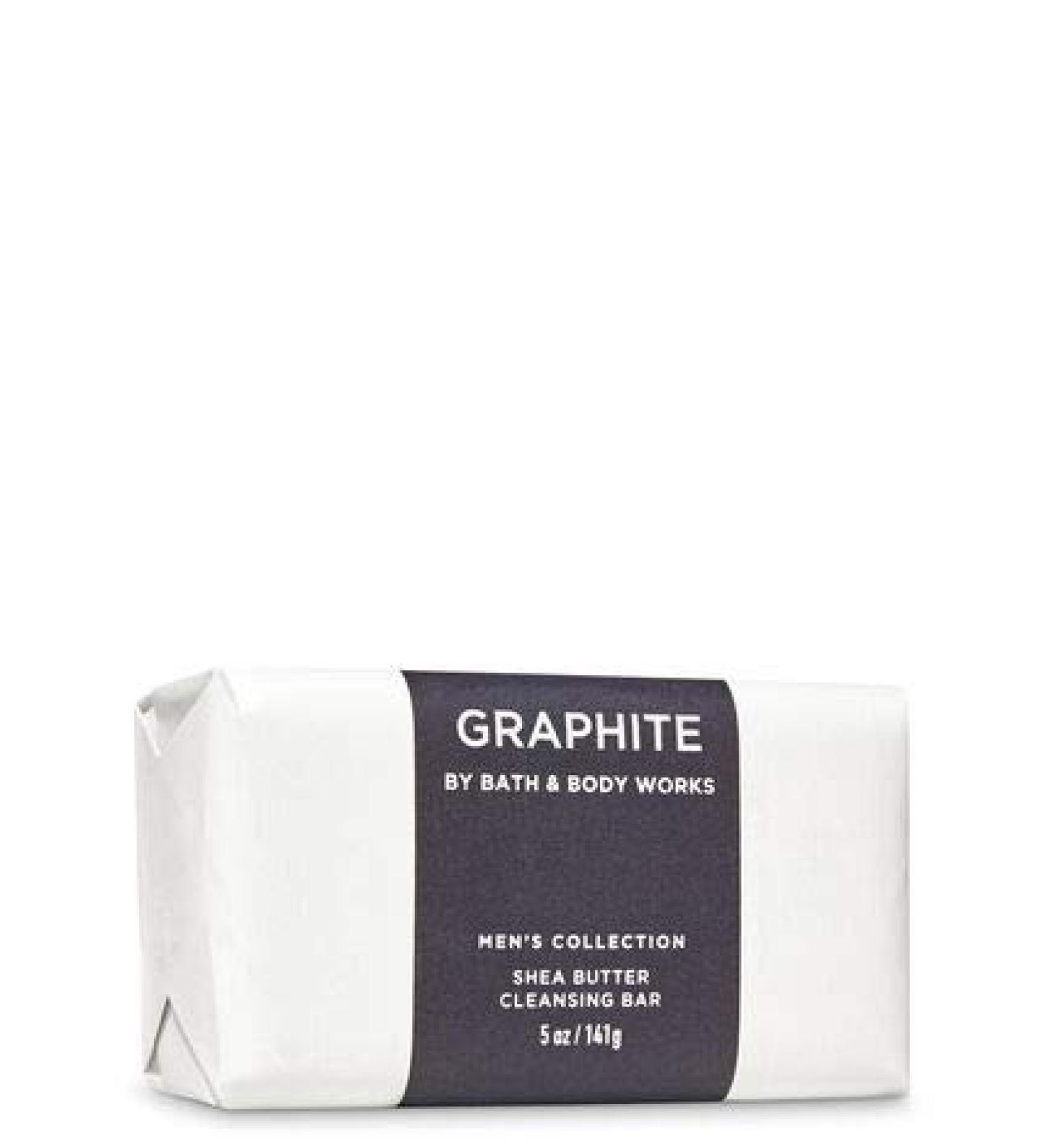 Bath and Body Works GRAPHITE For Men Shea Butter Cleansing Bar 4.2 oz