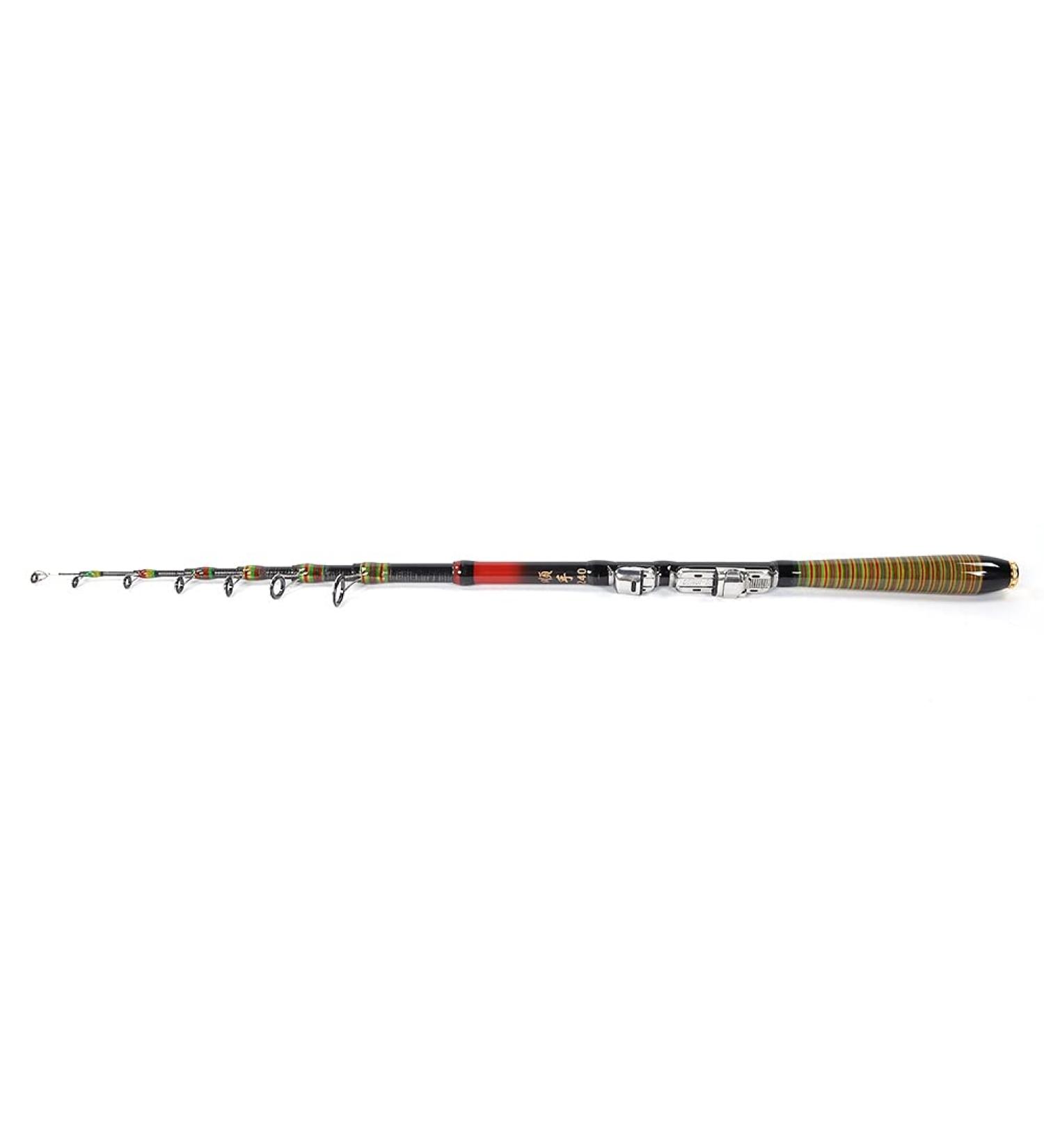 Buy High-Carbon Telescopic Fishing Rod - 240CM Wear-Resistant Outdoor Fishing Tool - Buy Online on GoSupps.com