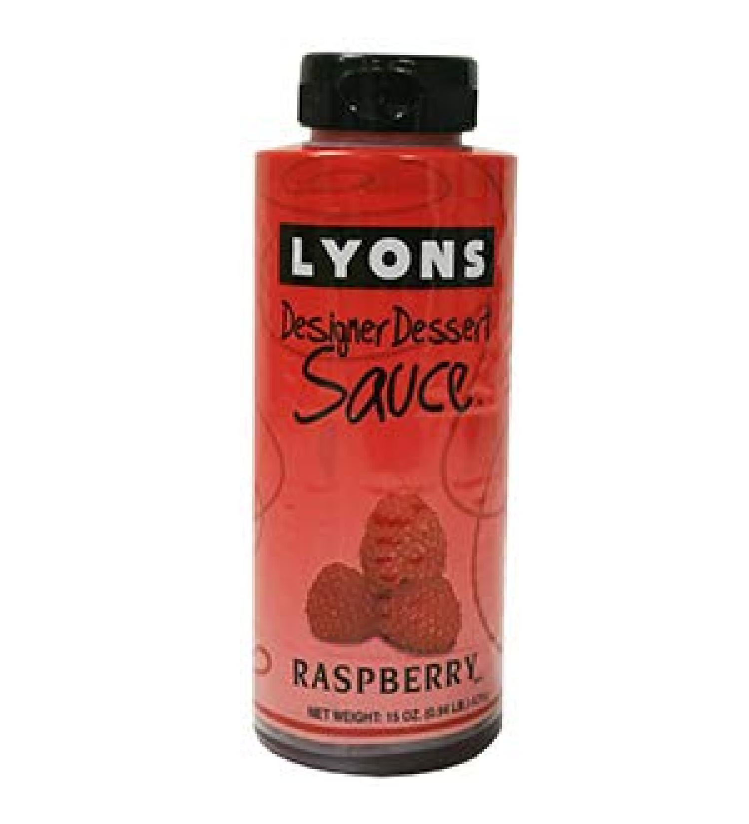 Lyons Raspberry Designer Dessert Sauce, 15 oz.