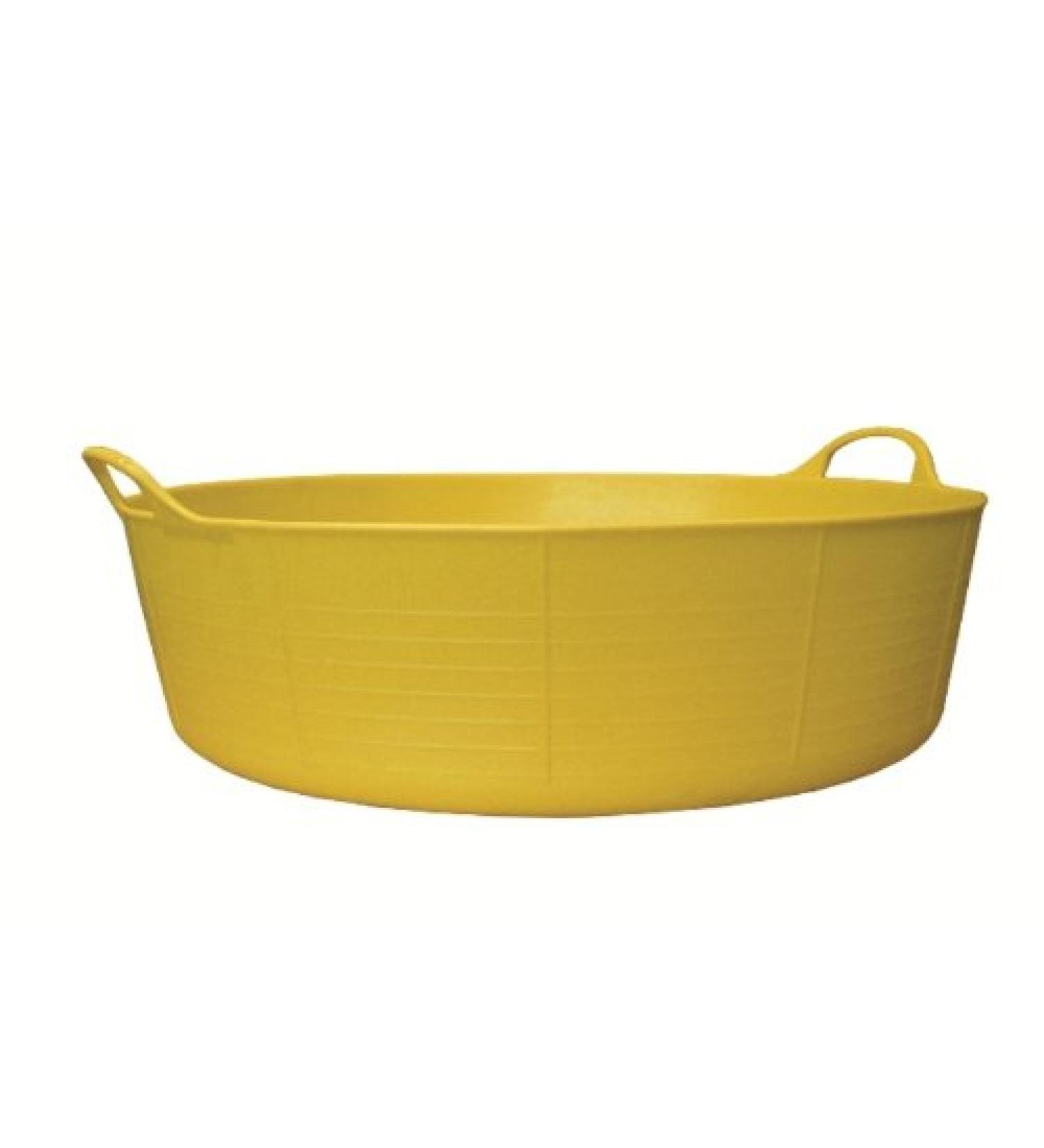 Faulks & Co Red Gorilla - Gorilla Tub Large Shallow Yellow 35 Ltr