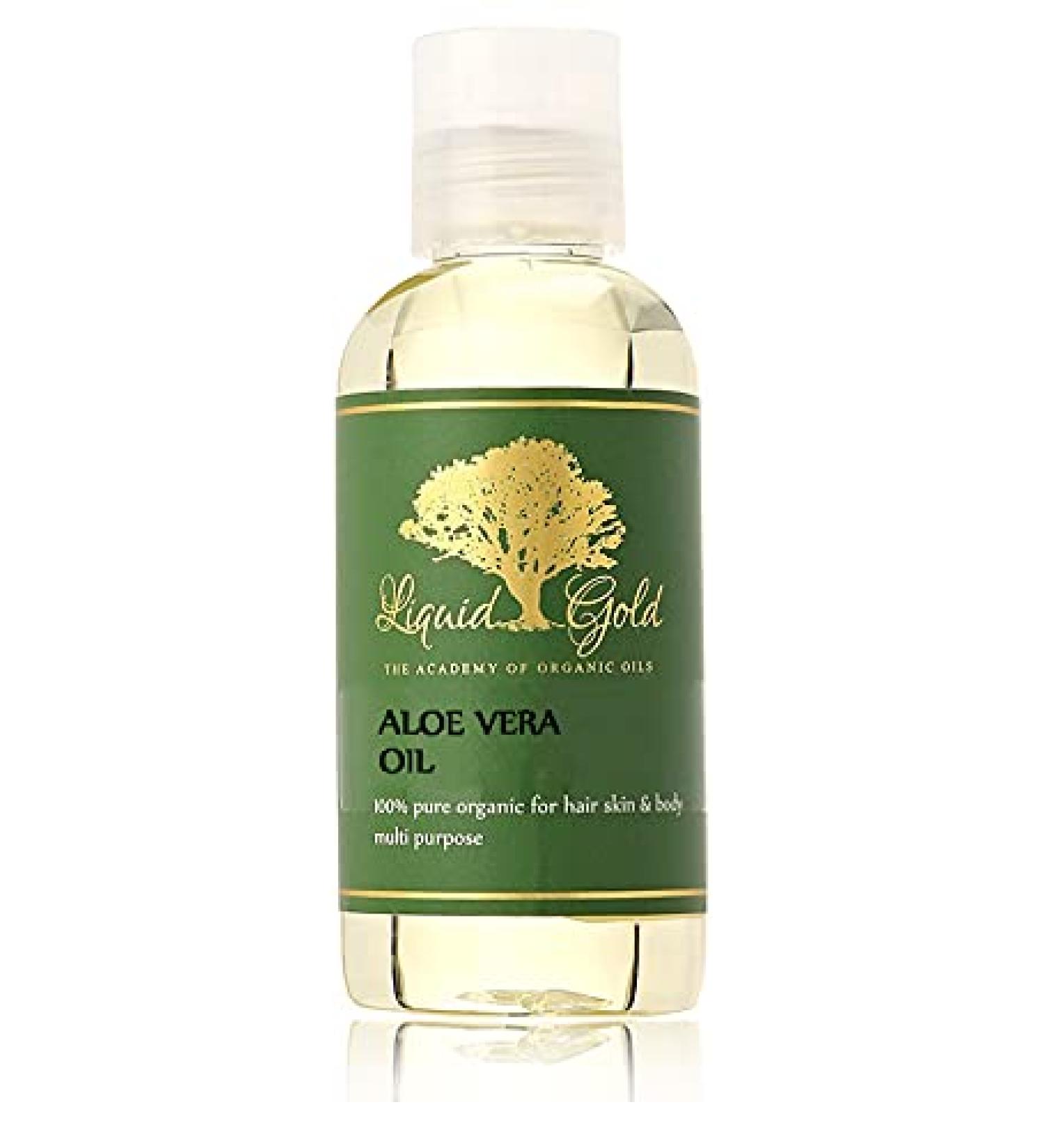 4 oz Premium Organic Aloe Vera Oil for Healthier Hair and Skin Care | Moisturizing Formula - Buy Online on GoSupps.com