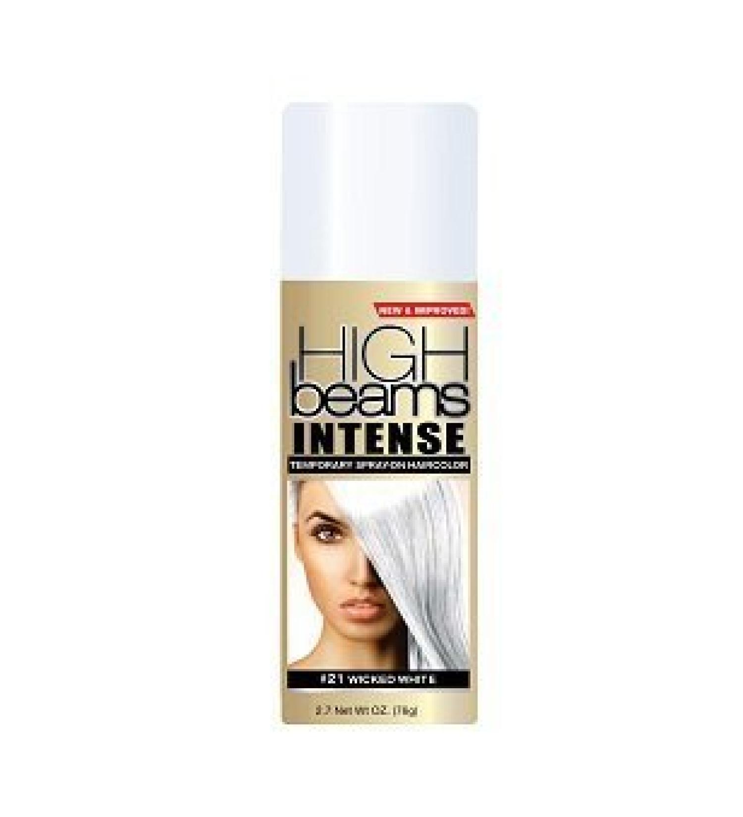 High Beams Intense Temporary Spray-On Hair Color - Wicked White 2.7 oz (3 pack) White 2.7 Ounce (Pack of 3)