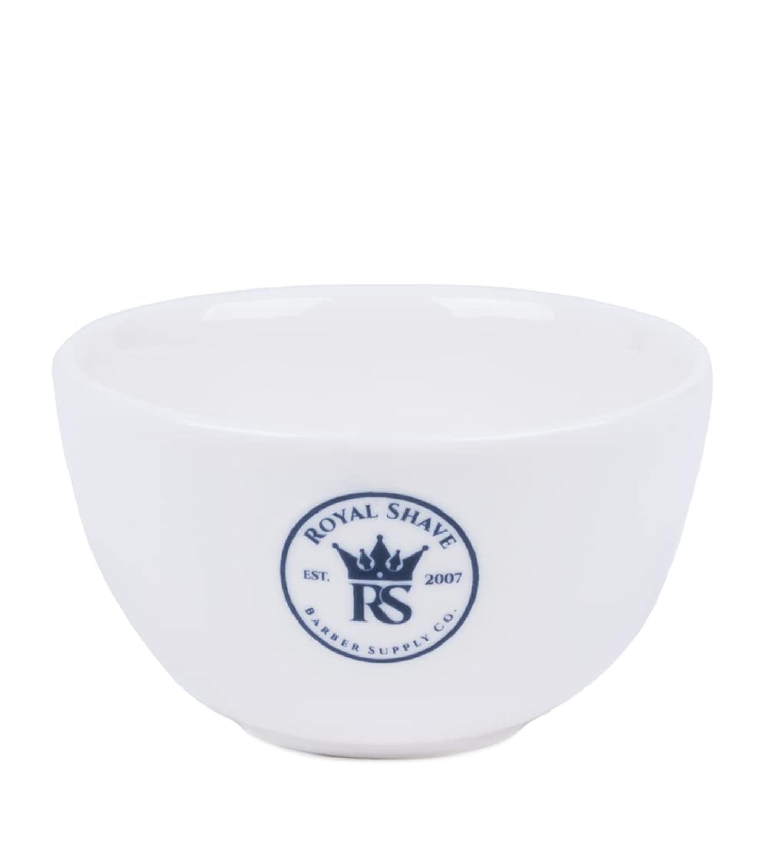 Royal Shave Ceramic Razor for Luxurious Shaving Soap & Cream - White Opulent Garden - Buy Online on GoSupps.com