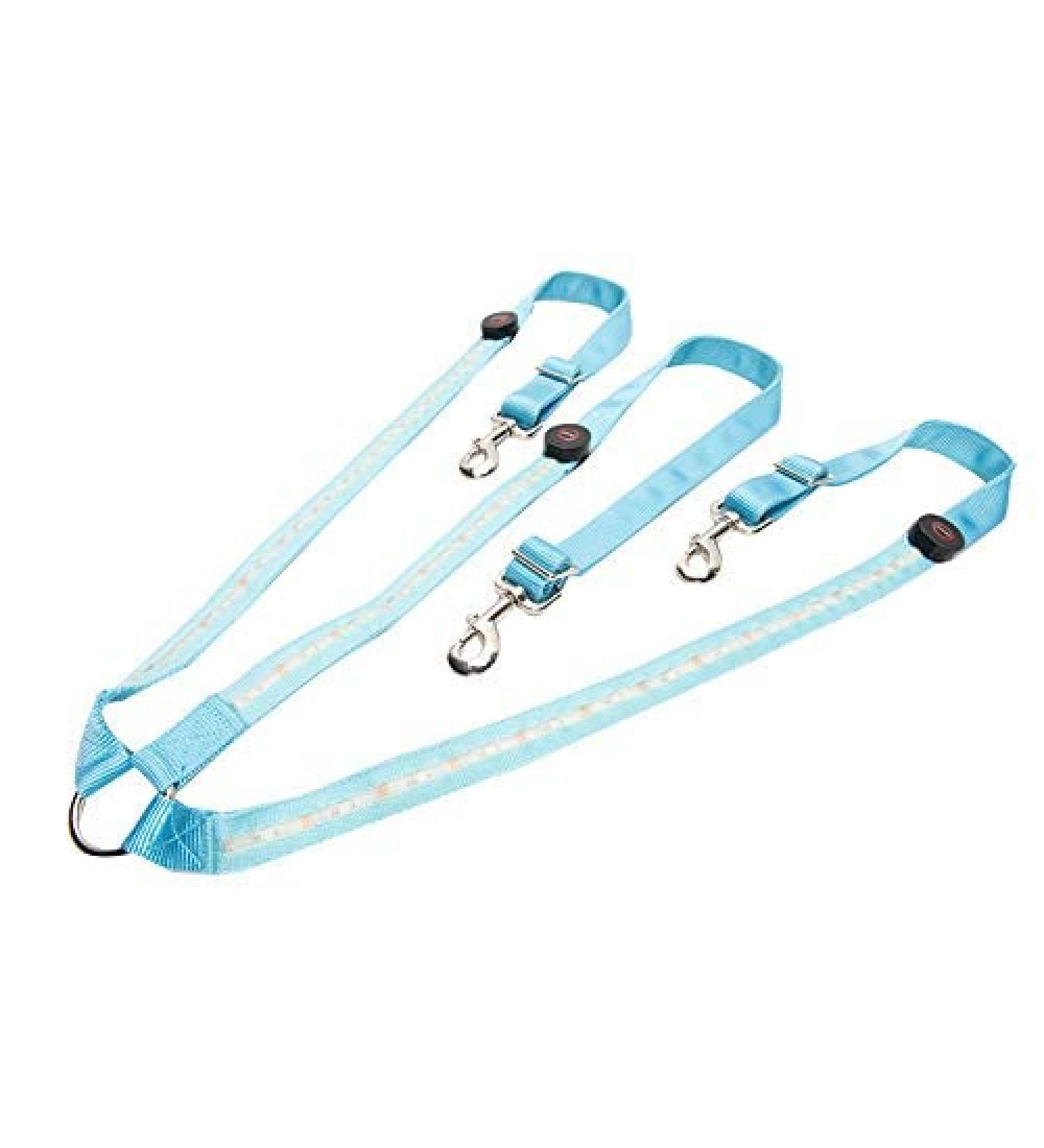 LED Horse Breastplate Collar-Best High Visibility for Horseback Riding-Adjustable-Sturdy and Comfortable Equestrian Safety Gear-for Night Horse Riding (Blue) - Buy Online on GoSupps.com