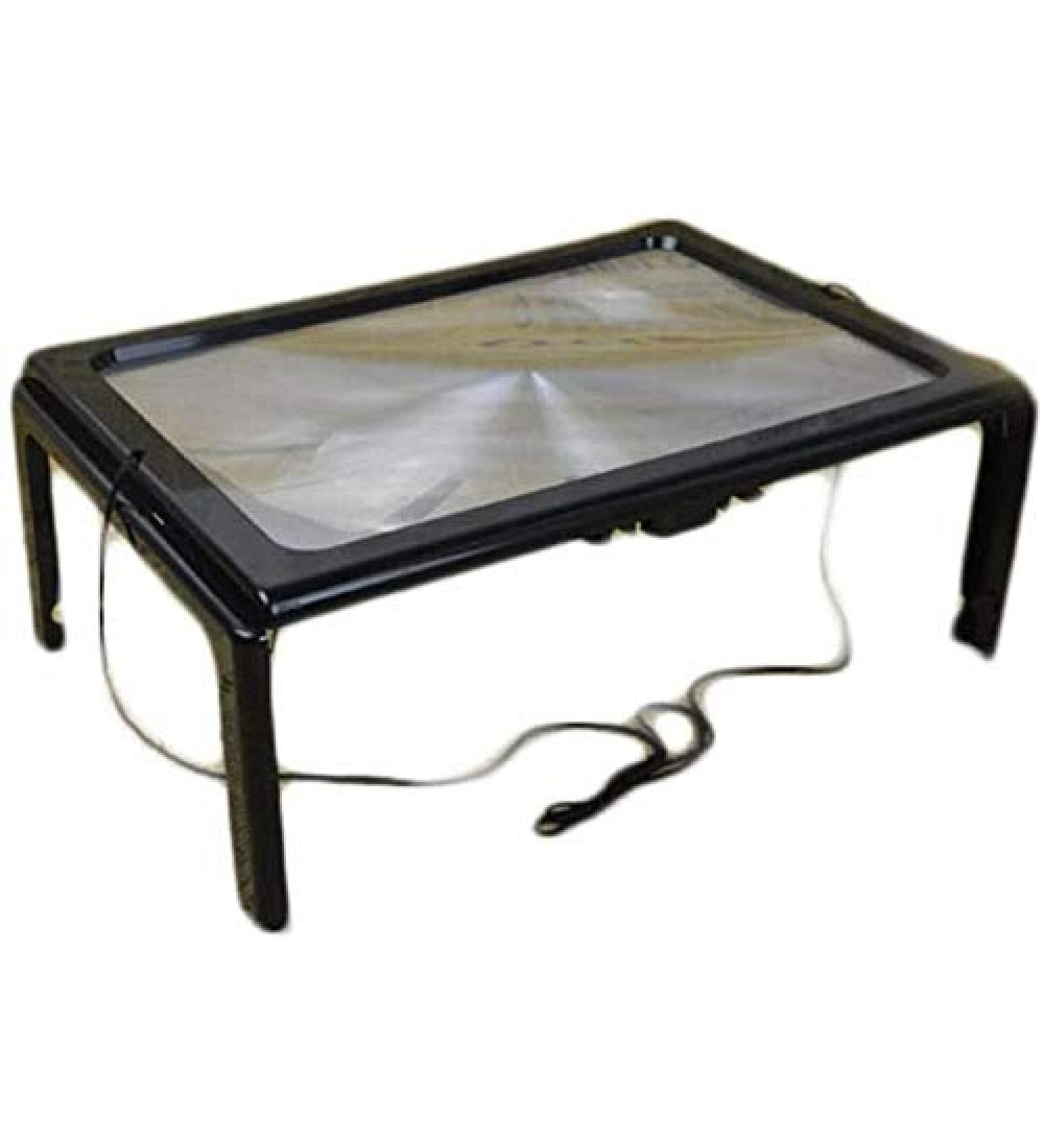 Magnifying Glasses Vision aids Led Lamp Full Page Reading Magnifying Glass Portable Folding 3X Black Stationery Office Supplies 1PCS Better Life - Buy Online on GoSupps.com