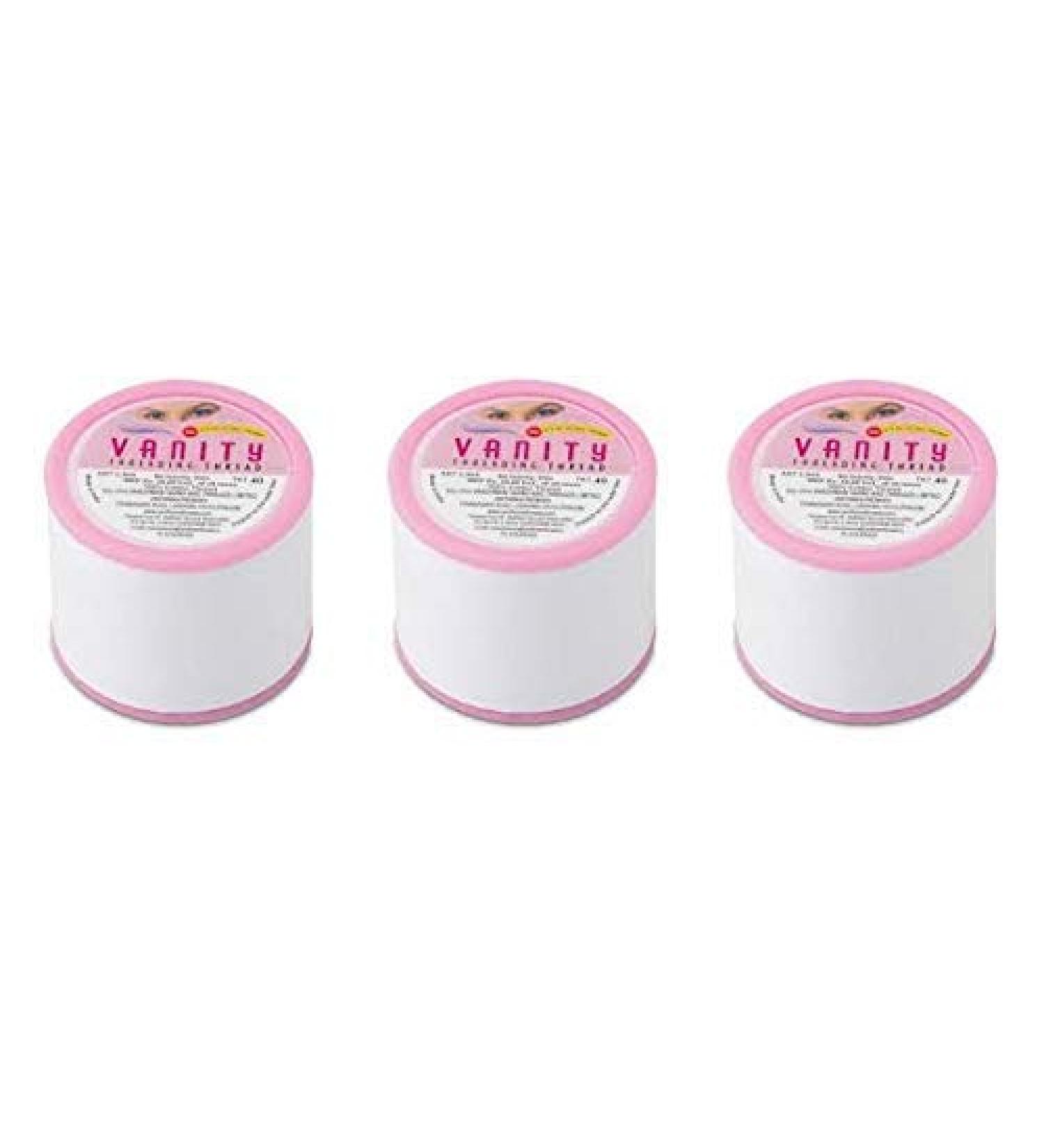 3 Spool Antibacterial Vanity Eyebrow Threading Thread for Facial Hair Removal - Buy Online on GoSupps.com