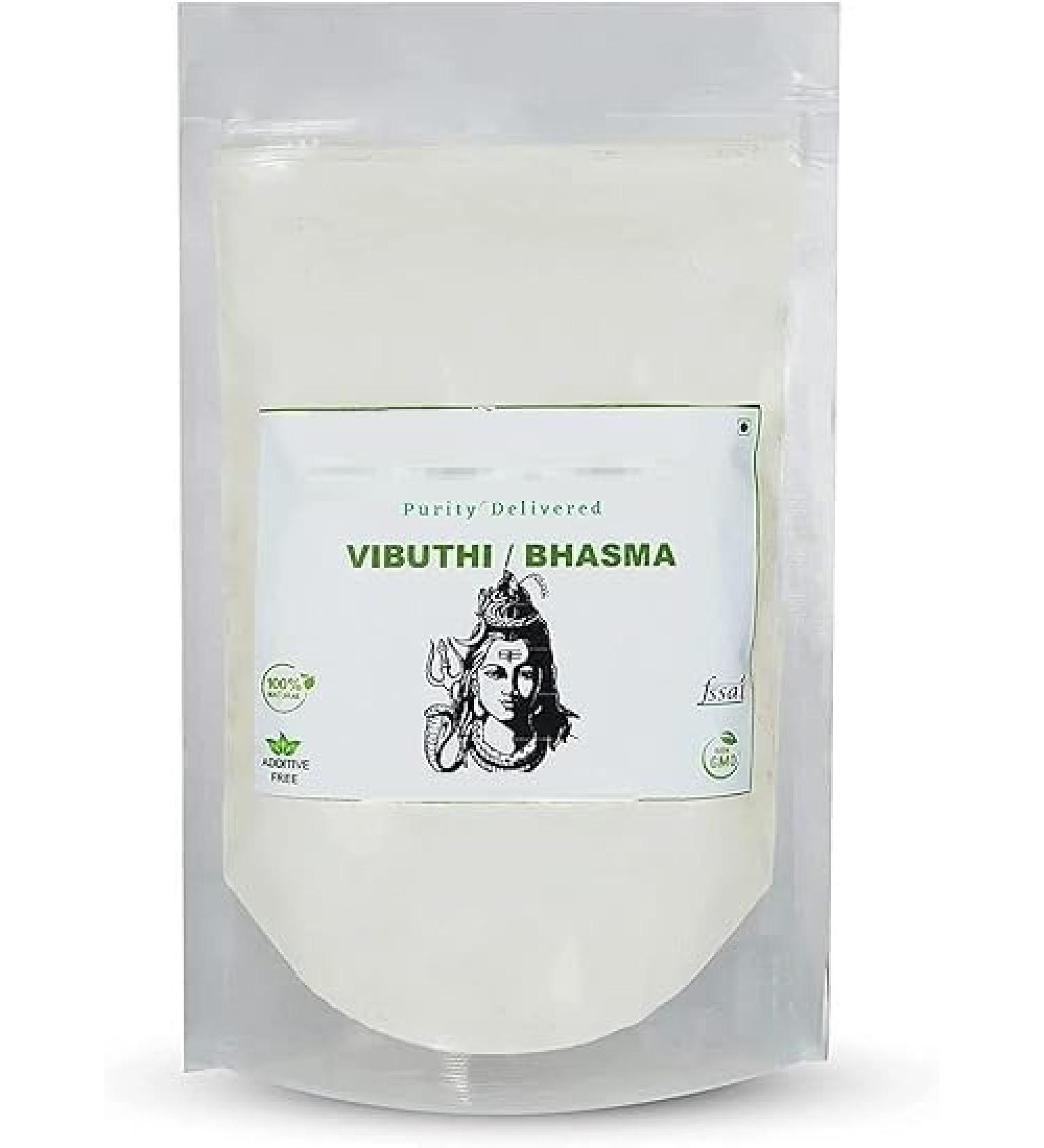 JEVR Holy Ash Thiruneeru Bhasma (200 g) - Buy Online on GoSupps.com