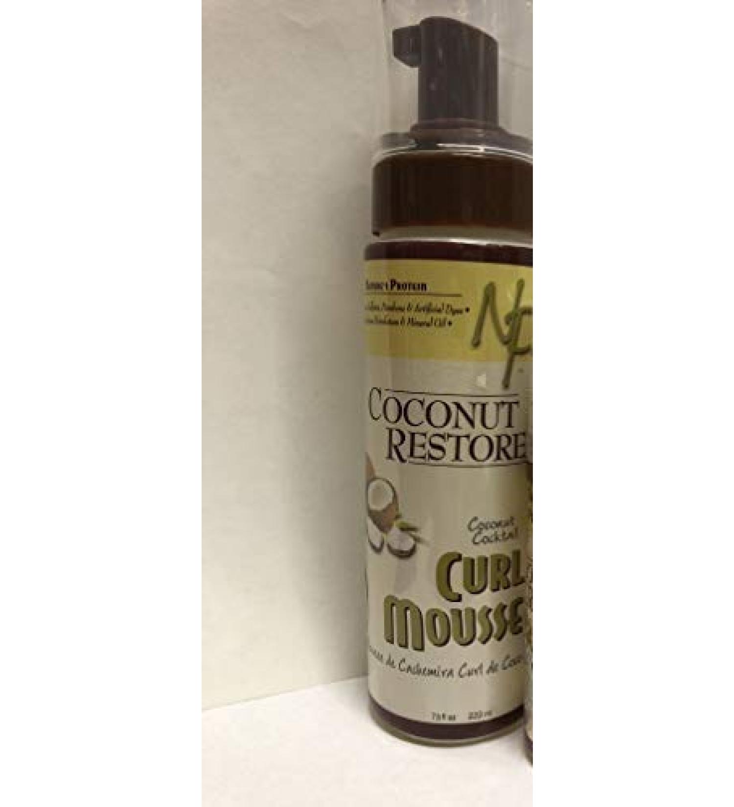 Nature's Protein Coconut Restore Coconut Cocktail Curl Mousse 7.5 oz