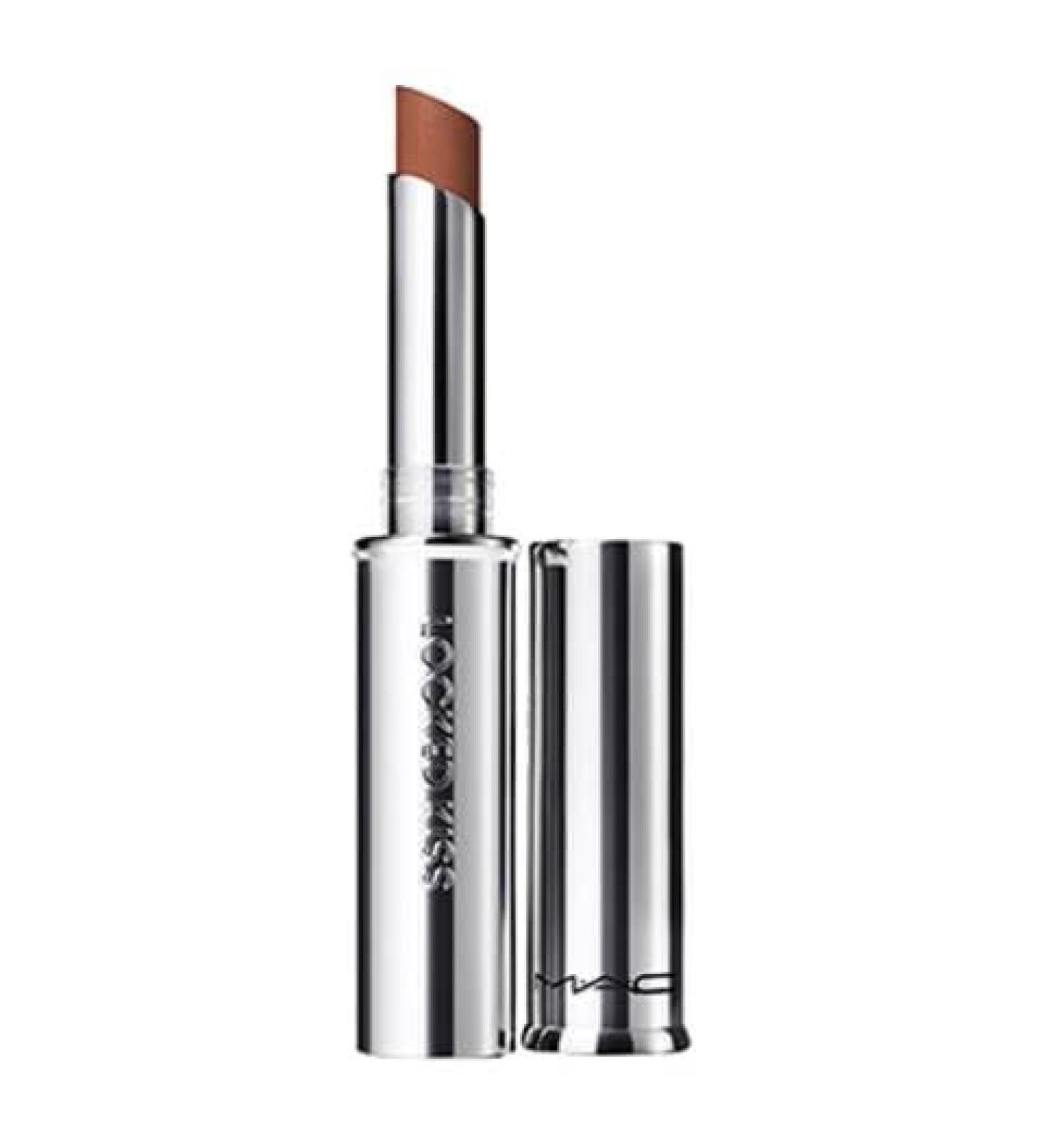 MAC Locked Kiss 24 Hour - Poncy for Women - 0.06 oz Lipstick
