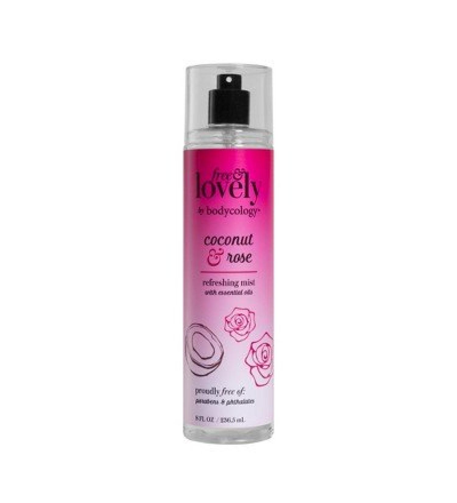 bodycology Free & Lovely Coconut & Rose Mist - 8 fl oz