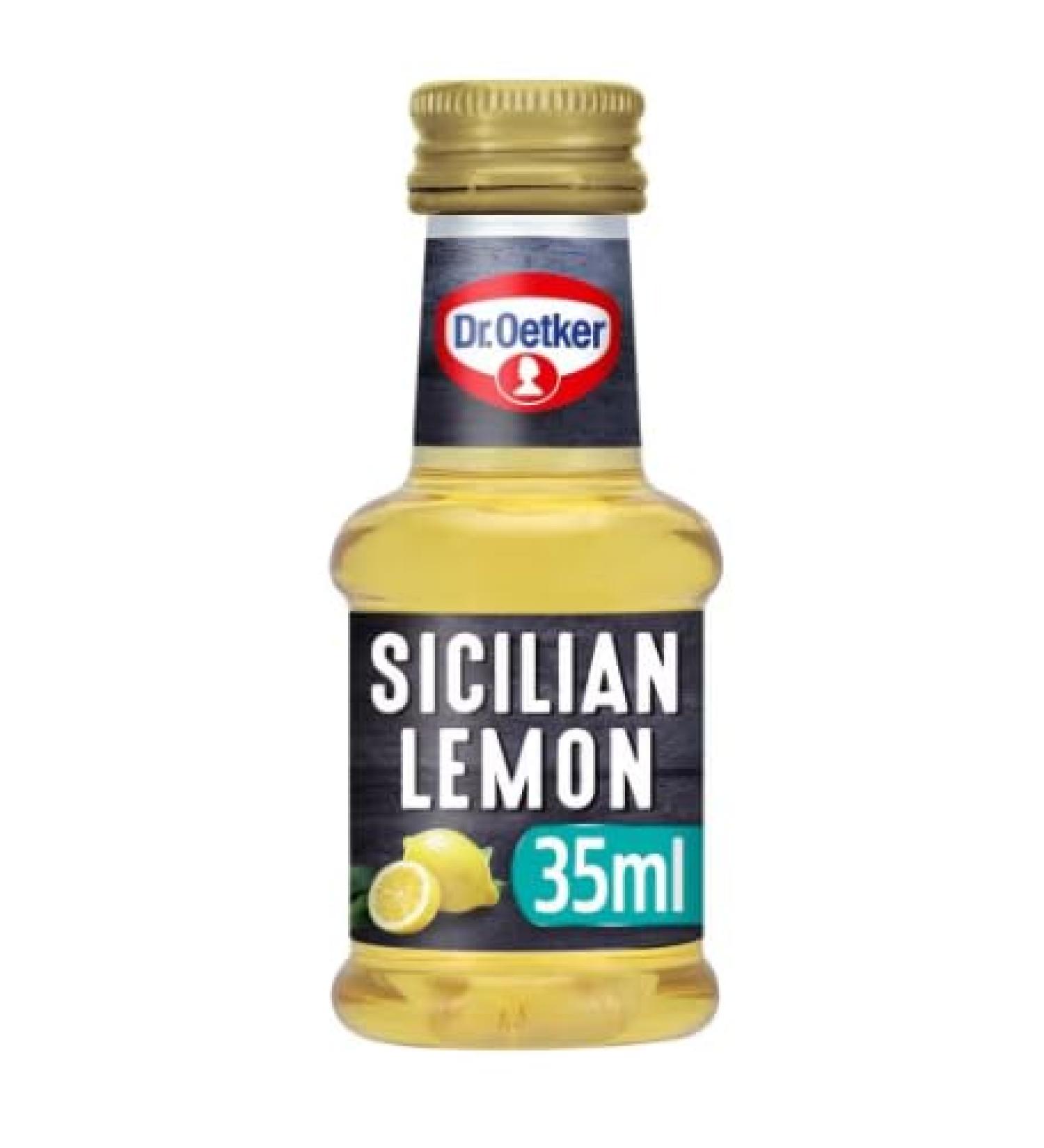 Dr.Oetker Sicilian Lemon Natural Extract( 35Ml X 2)_Natural Lemon Extract_Suitable for vegans_Made from real lemons. - Buy Online on GoSupps.com