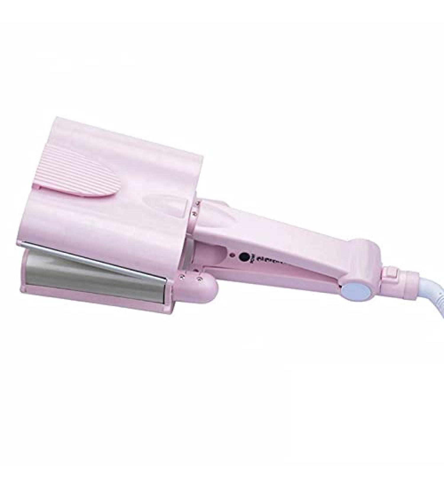 3 Barrel Curling Iron Hair Waver 32mm (1.25") Hair Curler Crimper Tool Beach Wave Curling Wand Ceramic Tourmaline Ionic Deep Wave Curler Triple Barrel Curling Iron for Short Long Hair Dual Voltage - Buy Online on GoSupps.com