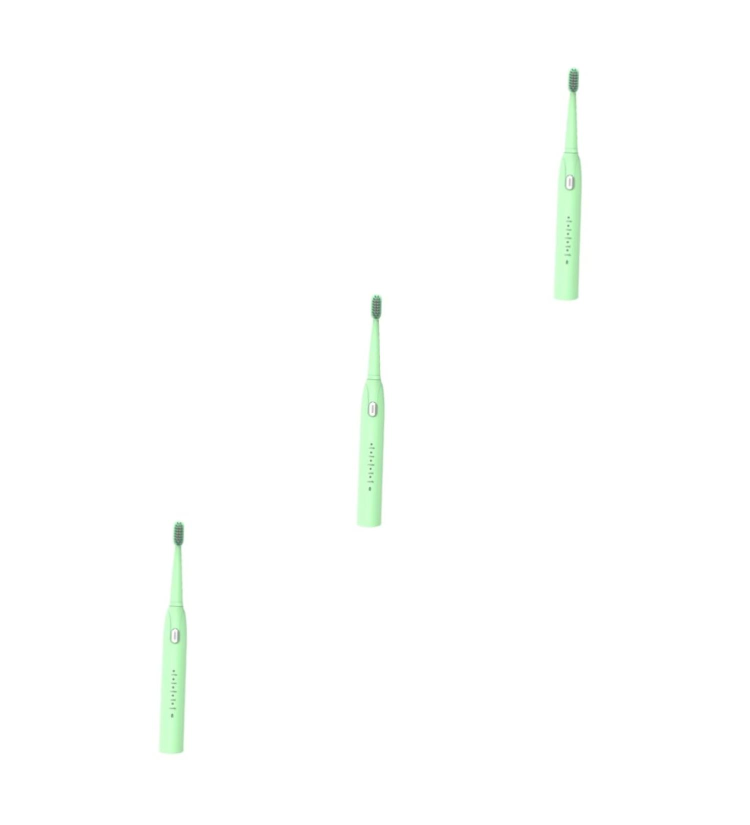 FRCOLOR 3pcs Kids Electric Toothbrush Set - 5-Speed Vibration & Soft Bristles for All Ages - Buy Online on GoSupps.com