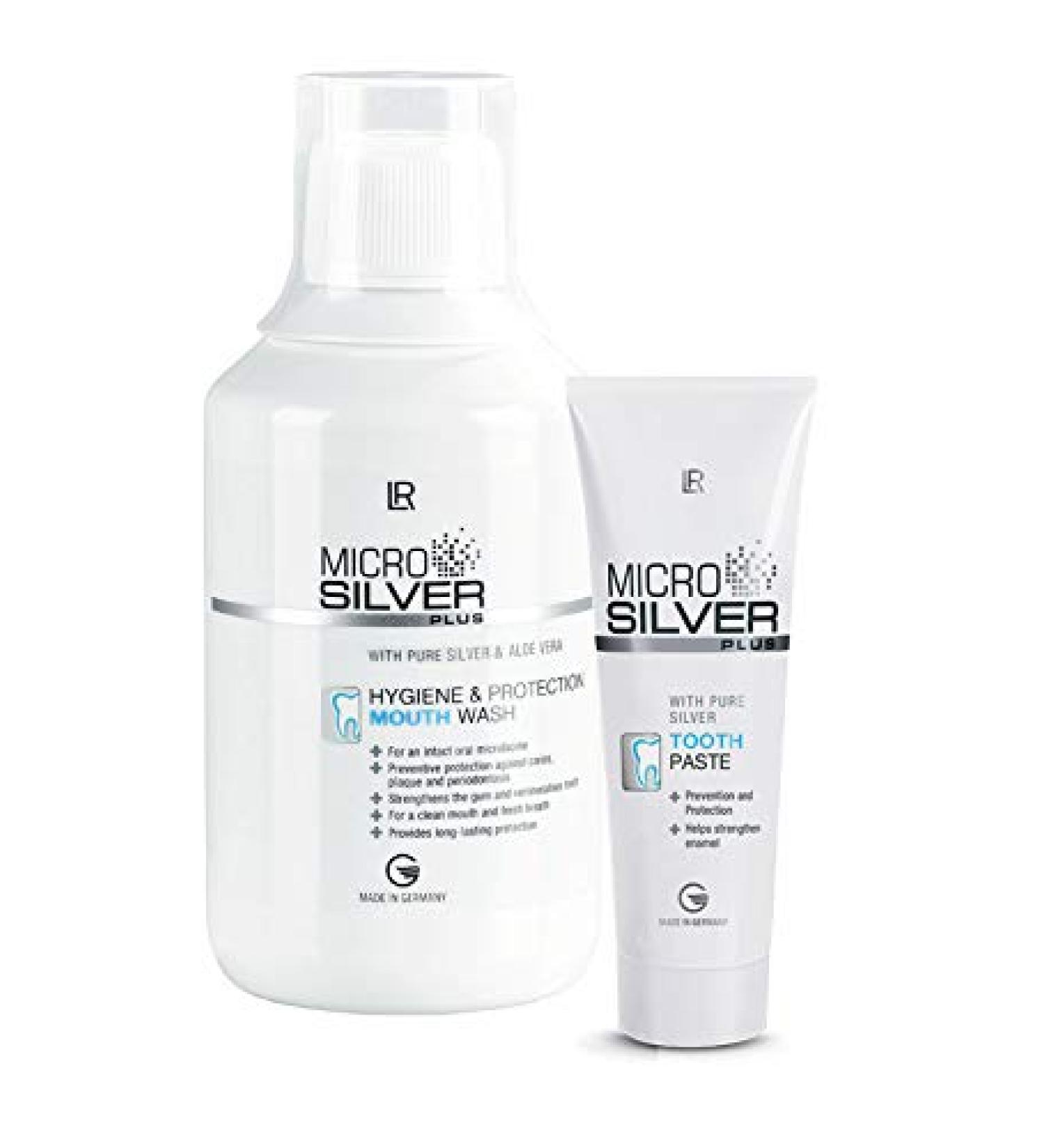 Micro Silver Dental Care Set | Gentle & Effective Oral Hygiene | International Shipping Available - Buy Online on GoSupps.com
