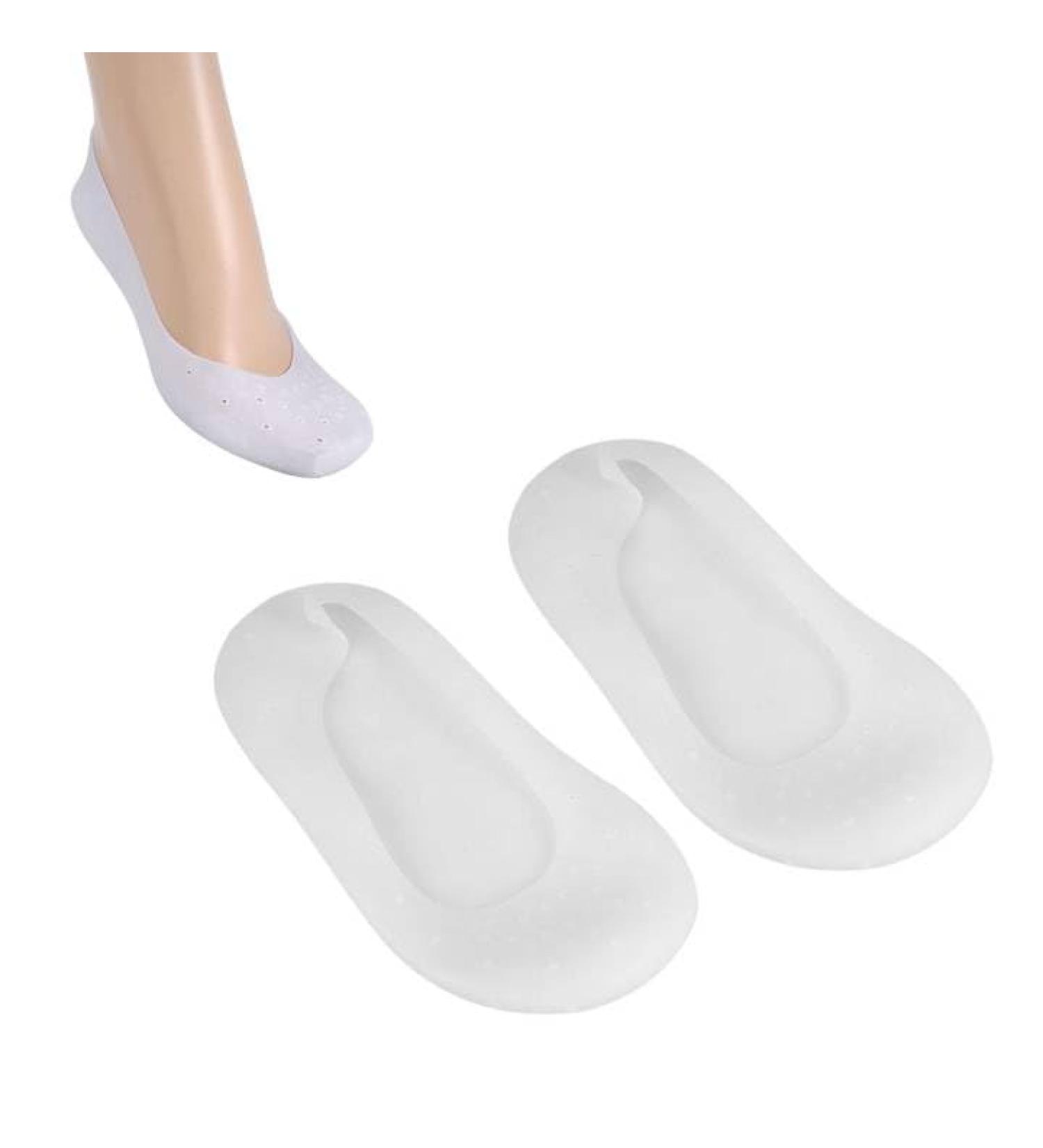 Silicone Moisture Socks | Gel Socks for Cracked Skin Treatment | Spa Care for Men & Women - 1 Pair Set - Buy Online on GoSupps.com