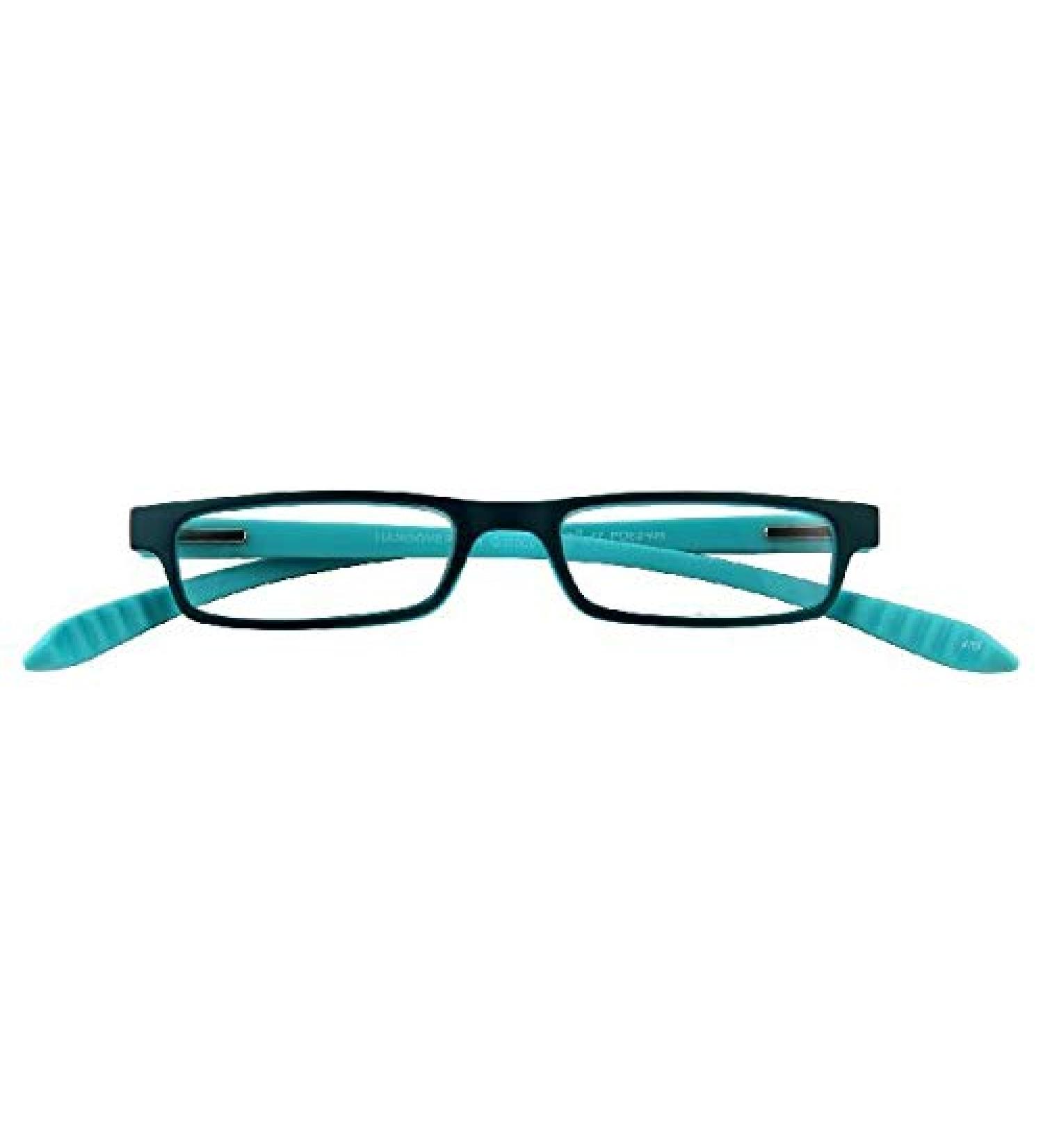 NEED YOU HANGOVER Fun G67600 petrol-turquoise with metal spring hinge petrol-turquoise 1.5 diopters