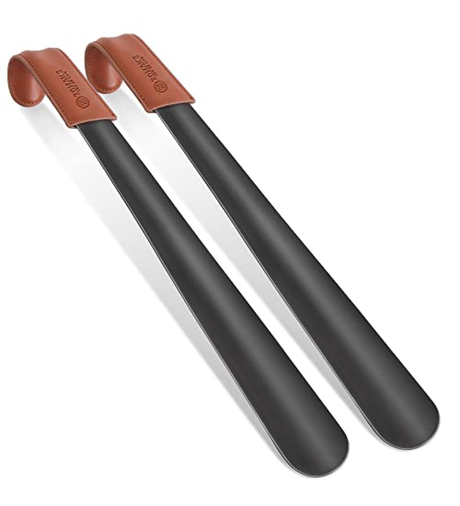 ZOMAKE 16.5 Inch Long Handle Metal Shoe Horn for Seniors, Men, Women, Kids - Easy Slip-On Shoehorn for Boots - Buy Online on GoSupps.com