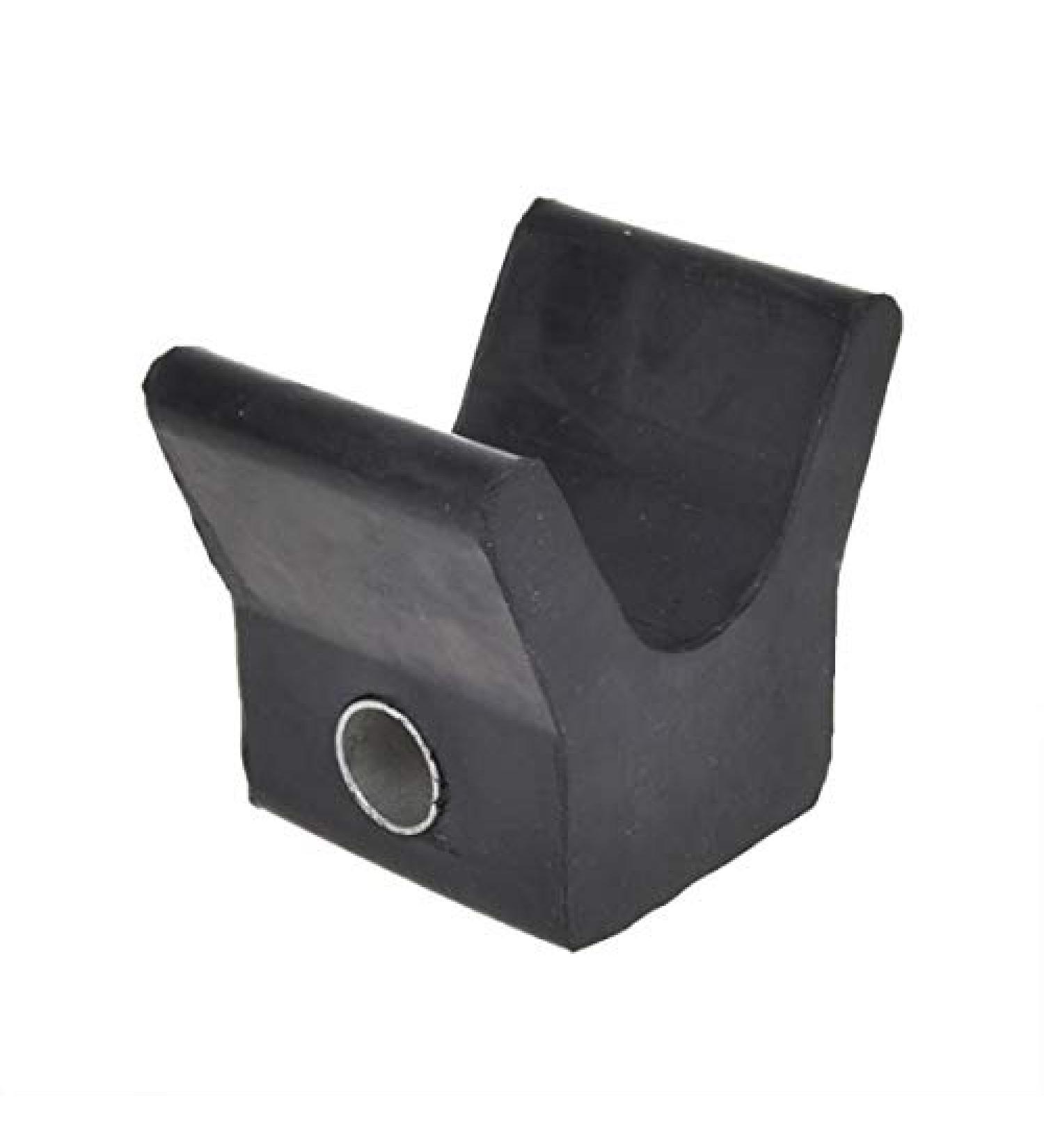 ProPlus 345452 Black rubber bow buffer for boat trailer