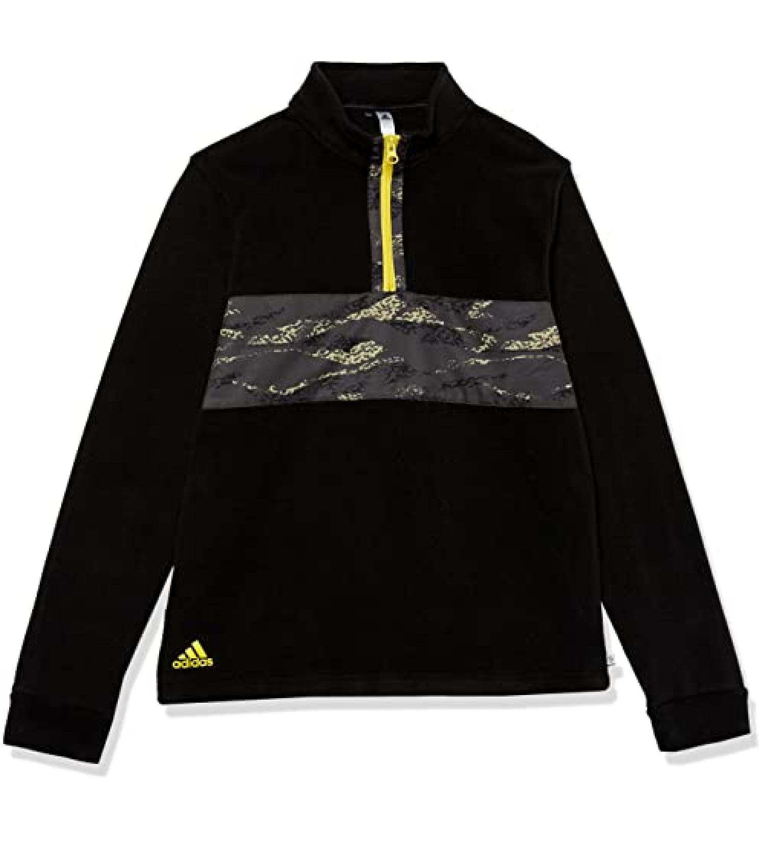 adidas Boys' Black Pullover - Size Large | Stylish & Comfortable - Buy Online on GoSupps.com