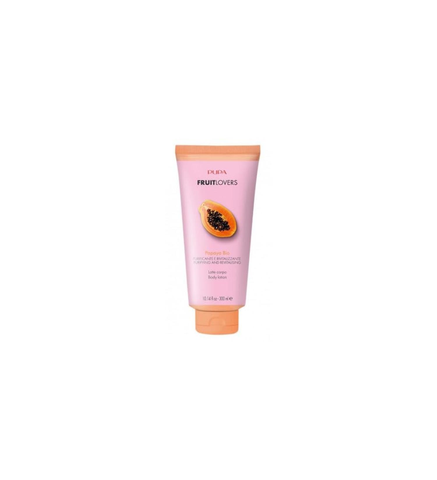 Pupa Fruit Lotion Body Lotion Papaya Organic Ml.300 Body Lotion