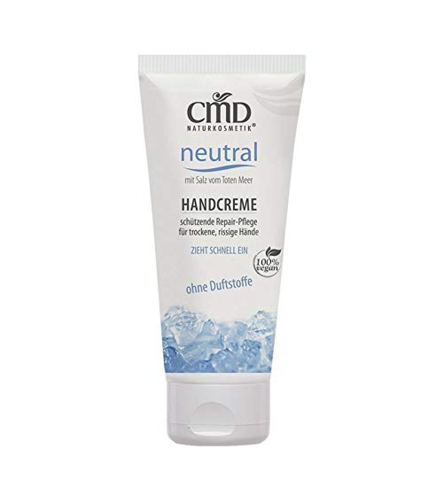 CMD Neutral Hand Cream with Dead Sea Salt 2-Pack (organic vegan natural cosmetics)