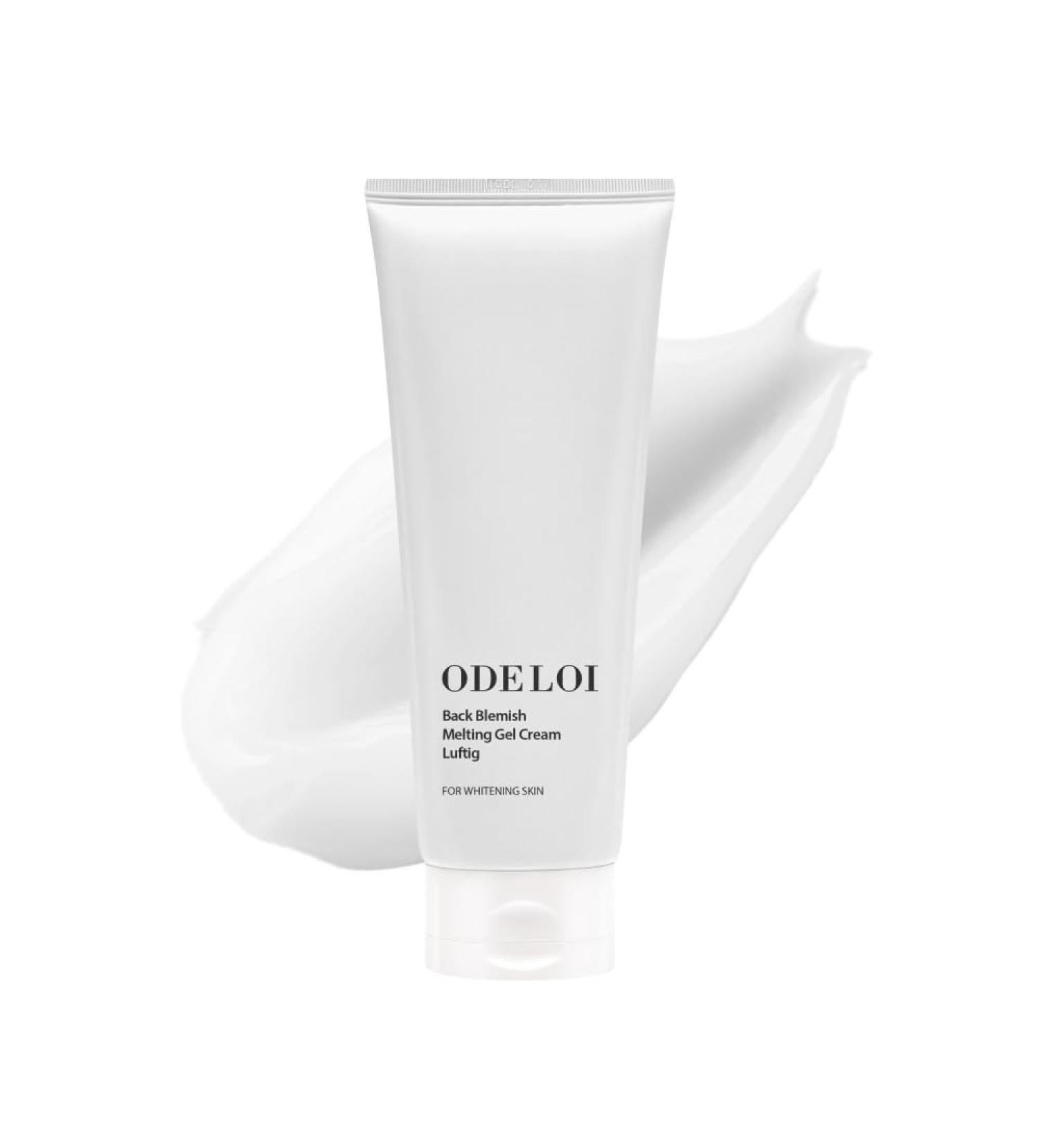 ODELOI Back Blemish Melting Gel Cream for Blemish with Magnolia Bark Extract Centella Asiatica for Blemish Treatment Korean Skin Care All Skin Types 6.76 fl.oz / 200ml - Buy Online on GoSupps.com