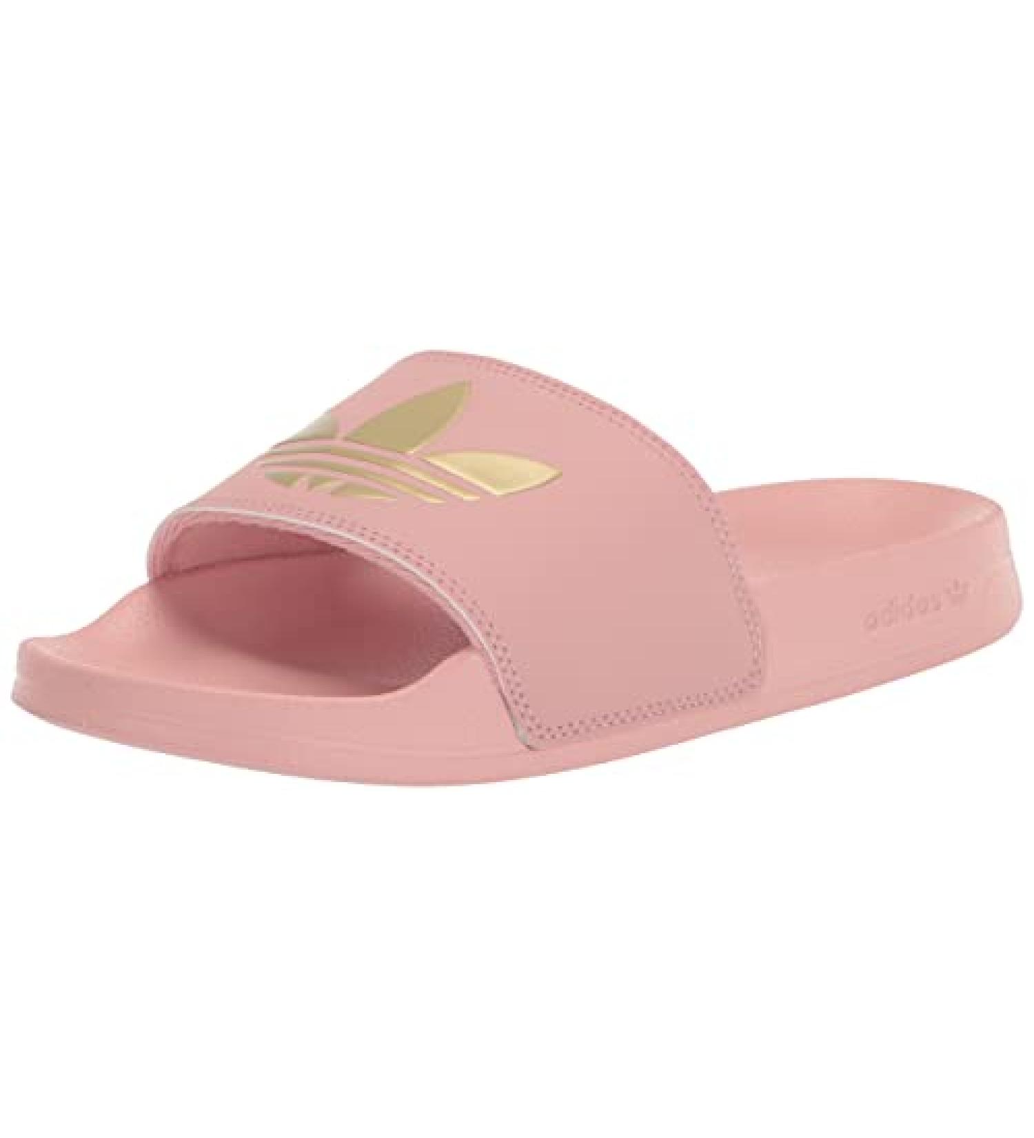 adidas Originals Women's Adilette Lite Sandal - Wonder Mauve/Matte Gold - Size 8 - Buy Online on GoSupps.com