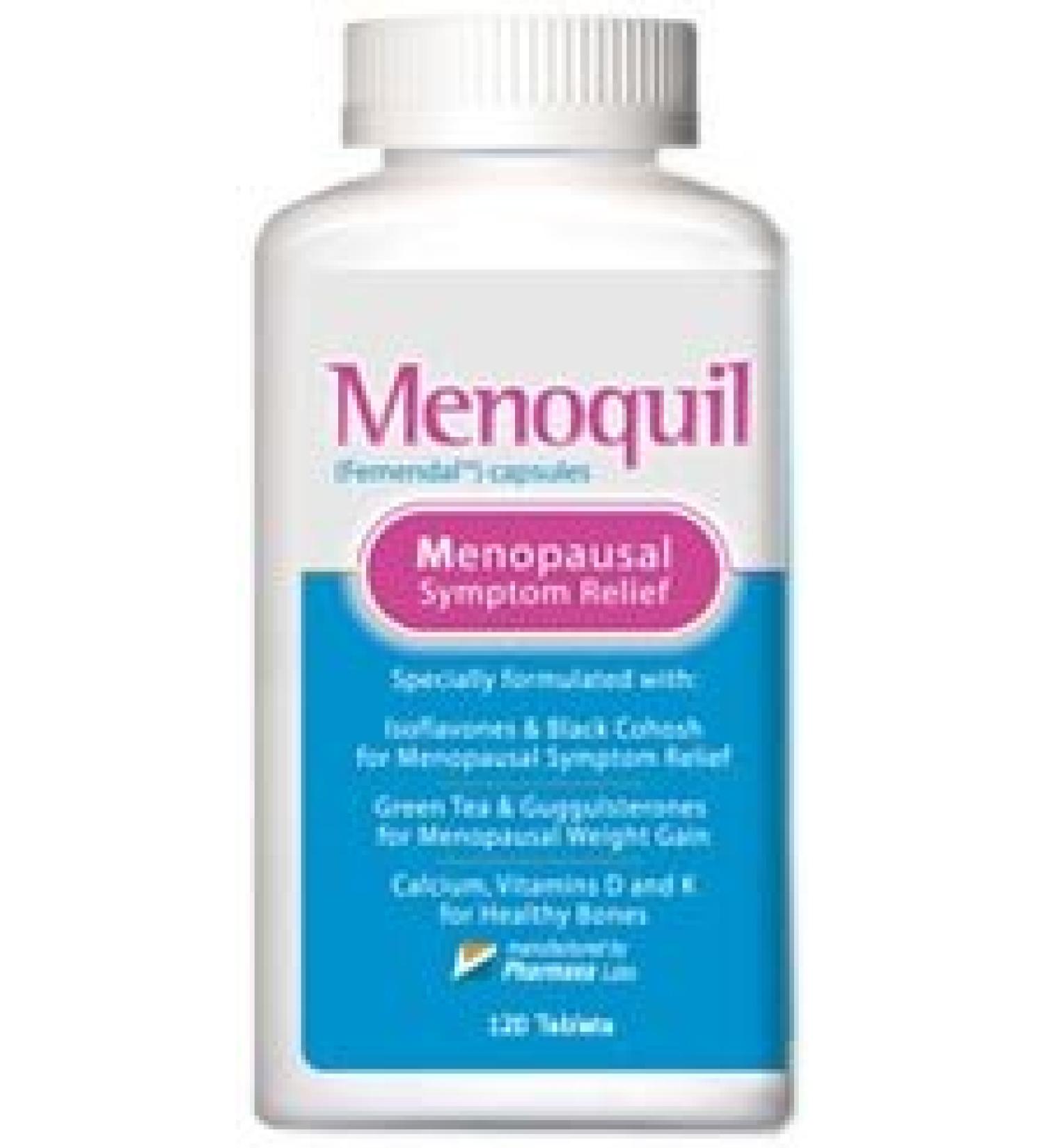 Menoquil - Menopausal Symptom Relief (120 tablets/bottle) (1)