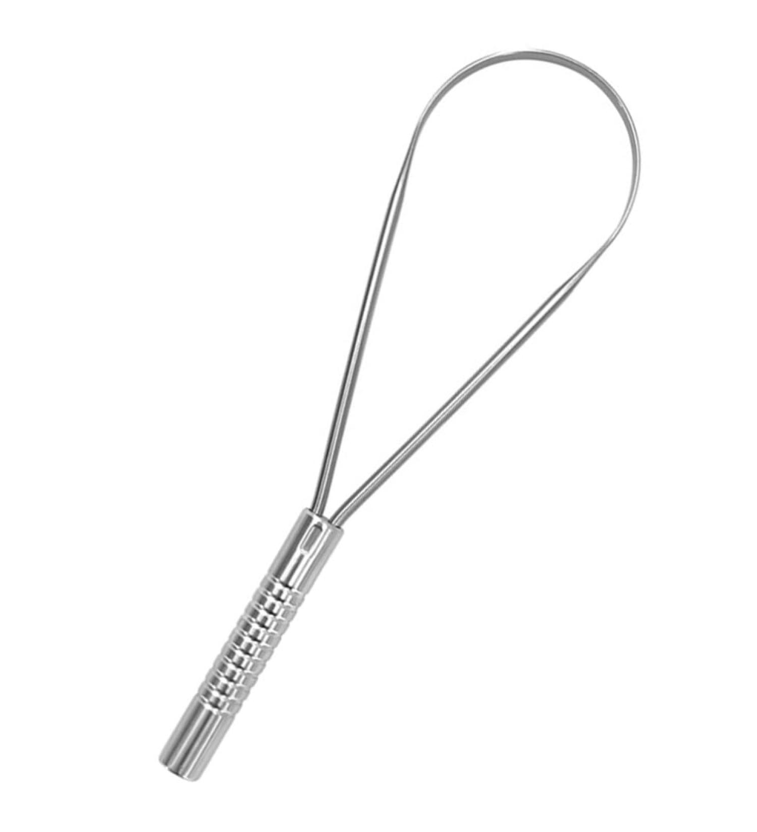 Buy Healvian Stainless Steel Tongue Brush | Portable Tongue Cleaner for Bad Breath Relief | International Shipping Available - Buy Online on GoSupps.com