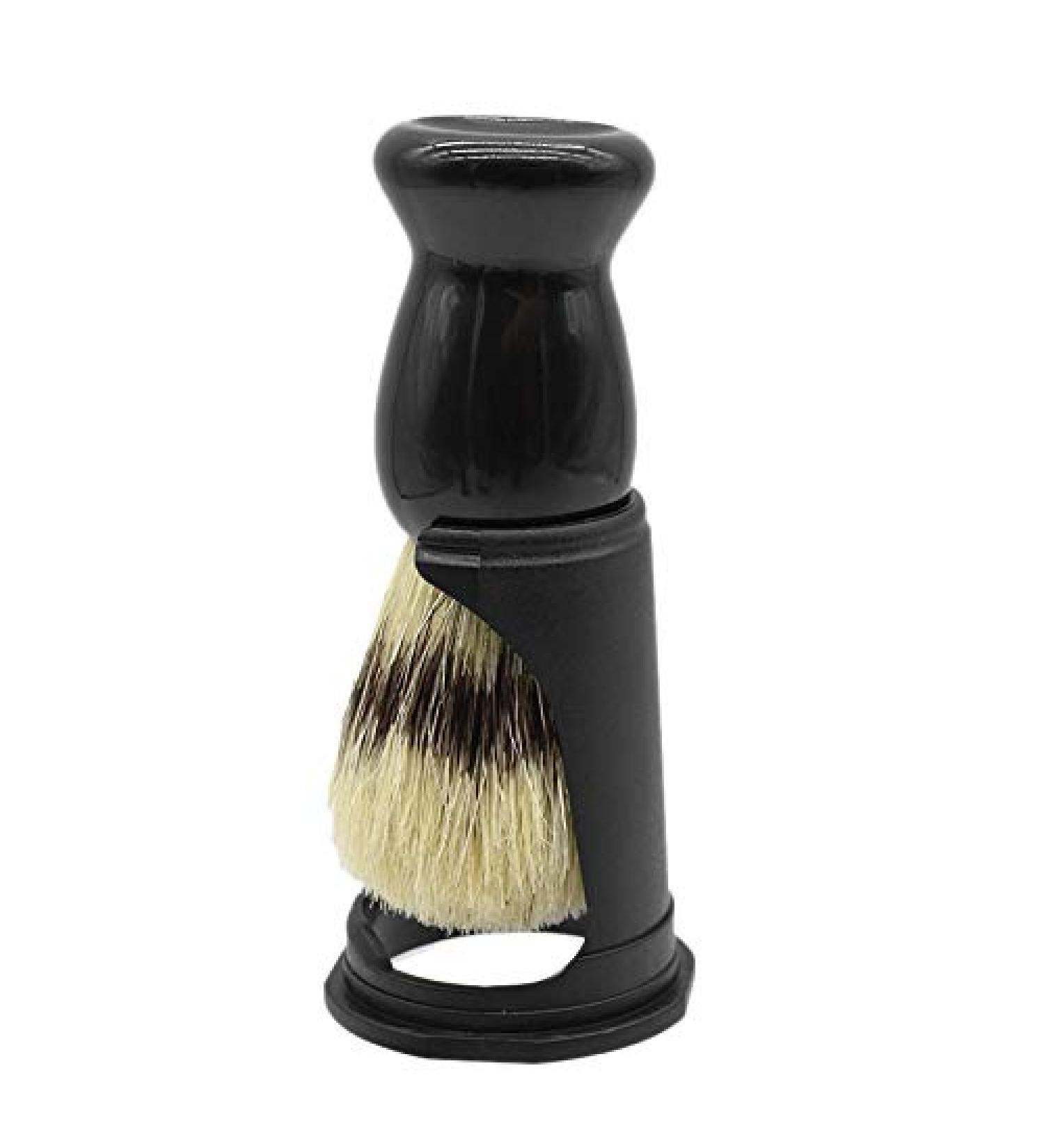Sujurio Soft Pig Bristle Beard Brush & Comb Kit - Premium Shaving Tool Set for Men with Mustache & Beard Stand - Buy Online on GoSupps.com