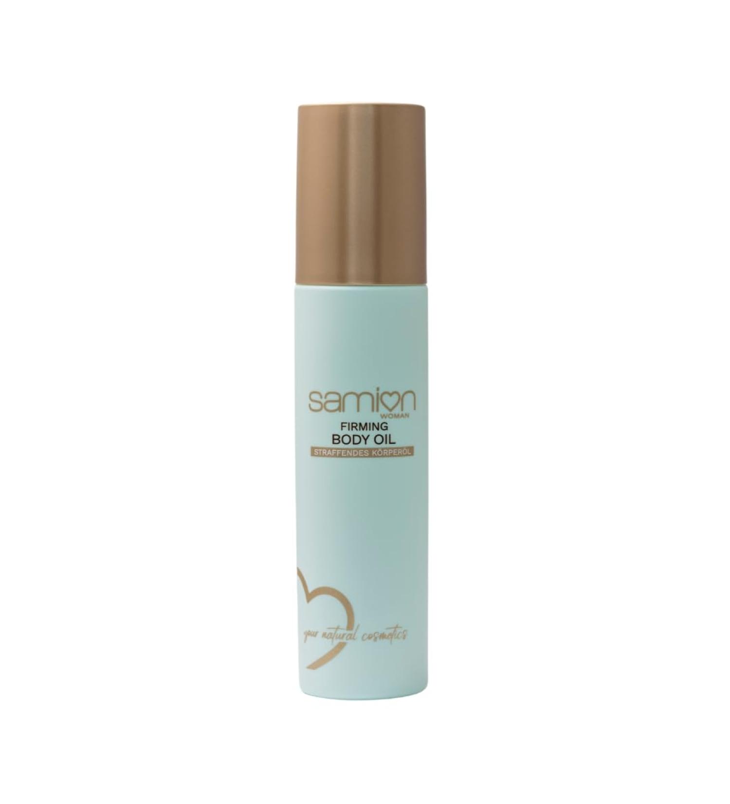 samion Huile de corps raffermissante - Soin corporel intense - Stimule la production de collag ne et d' lastine - 125 ml - V g talien