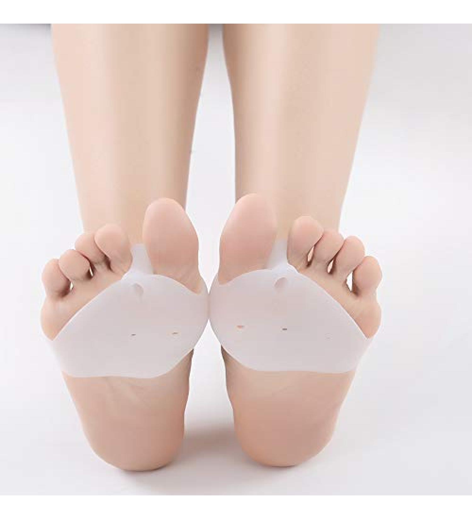Half Toe Sleeve Metatarsal Pads | Gel Toe Separators for Bunion Relief | Forefoot Cushioning & Rapid Pain Relief for Men & Women - Buy Online on GoSupps.com