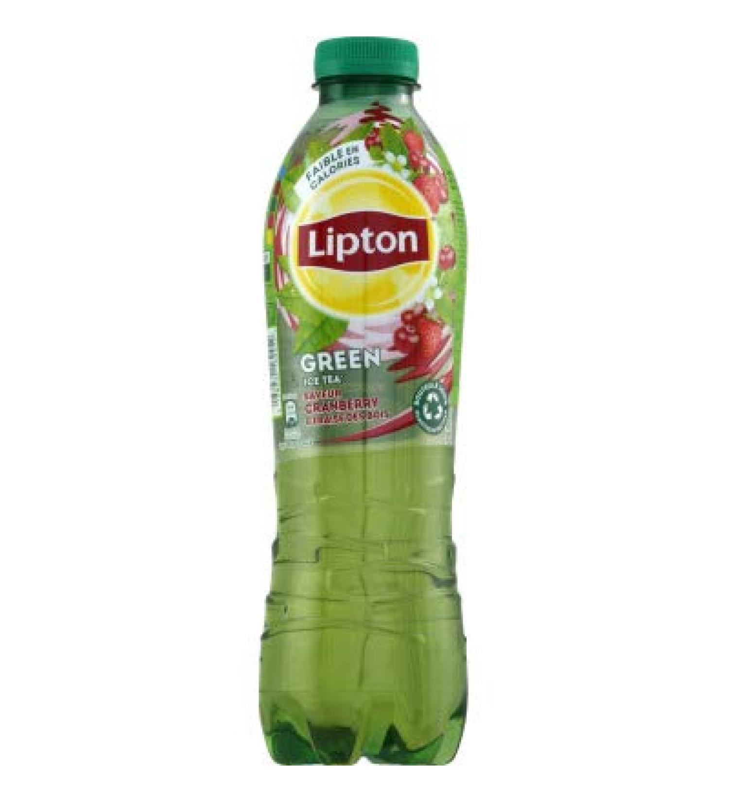 Lipton Lipton green Strawberry Cranberry - 1l bottle