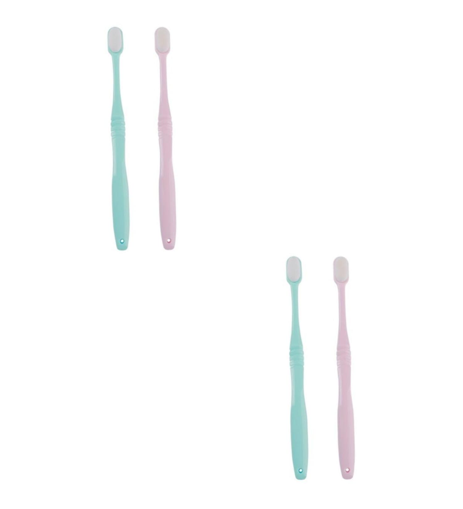 Healvian 4-Piece Family Toothbrush Set | Sensitive & Soft Gum Care | Manual Tooth Cleaning Brushes - Buy Online on GoSupps.com