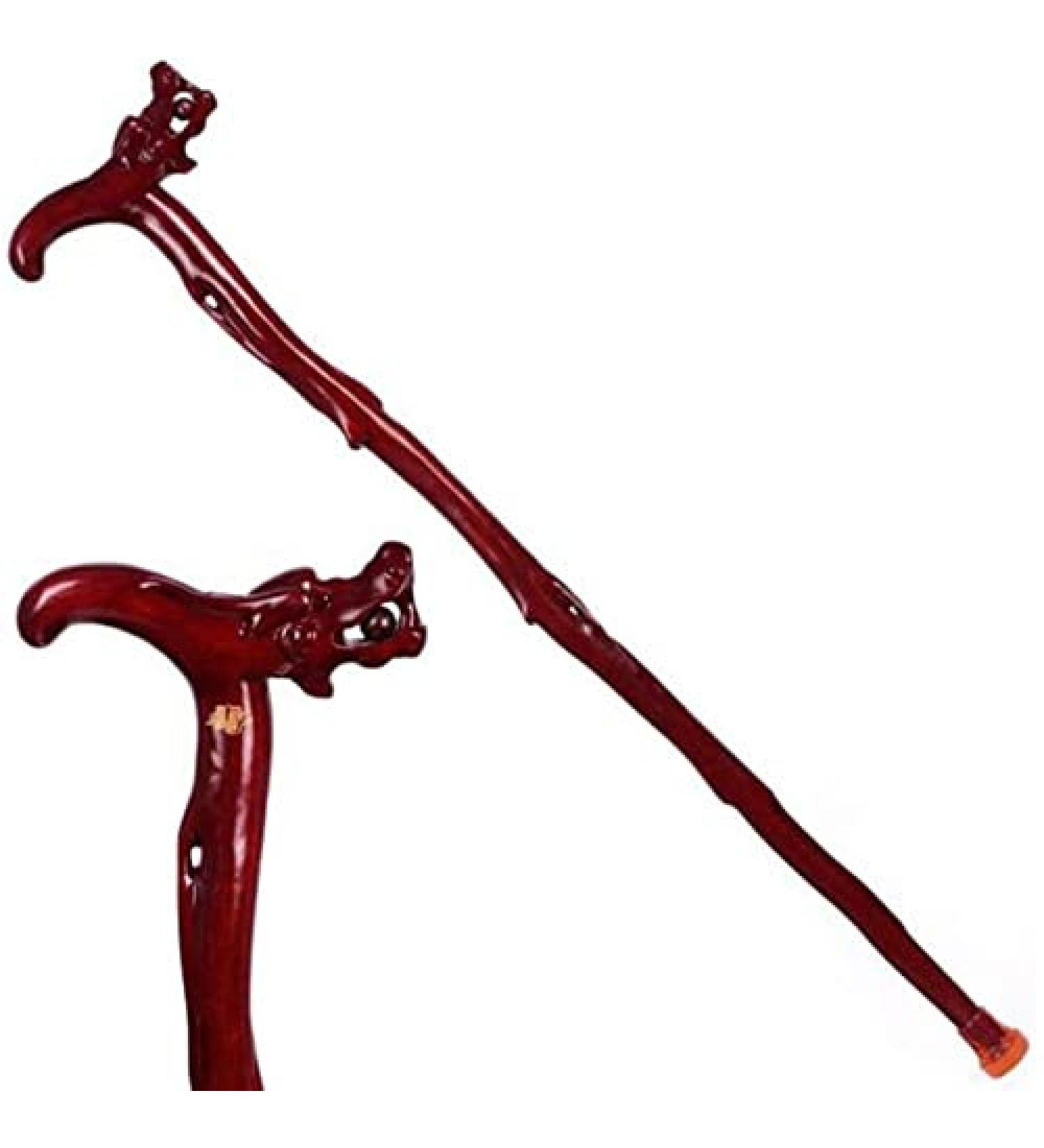 Wooden Walking Sticks for Men & Women Walking Mahogany Leading Crutches for Elderly Walker Solid Wood Walking Stick Elderly Supplies Send Walking aid with Crutch Elderly Mobility Aid for ELD Innovate - Buy Online on GoSupps.com